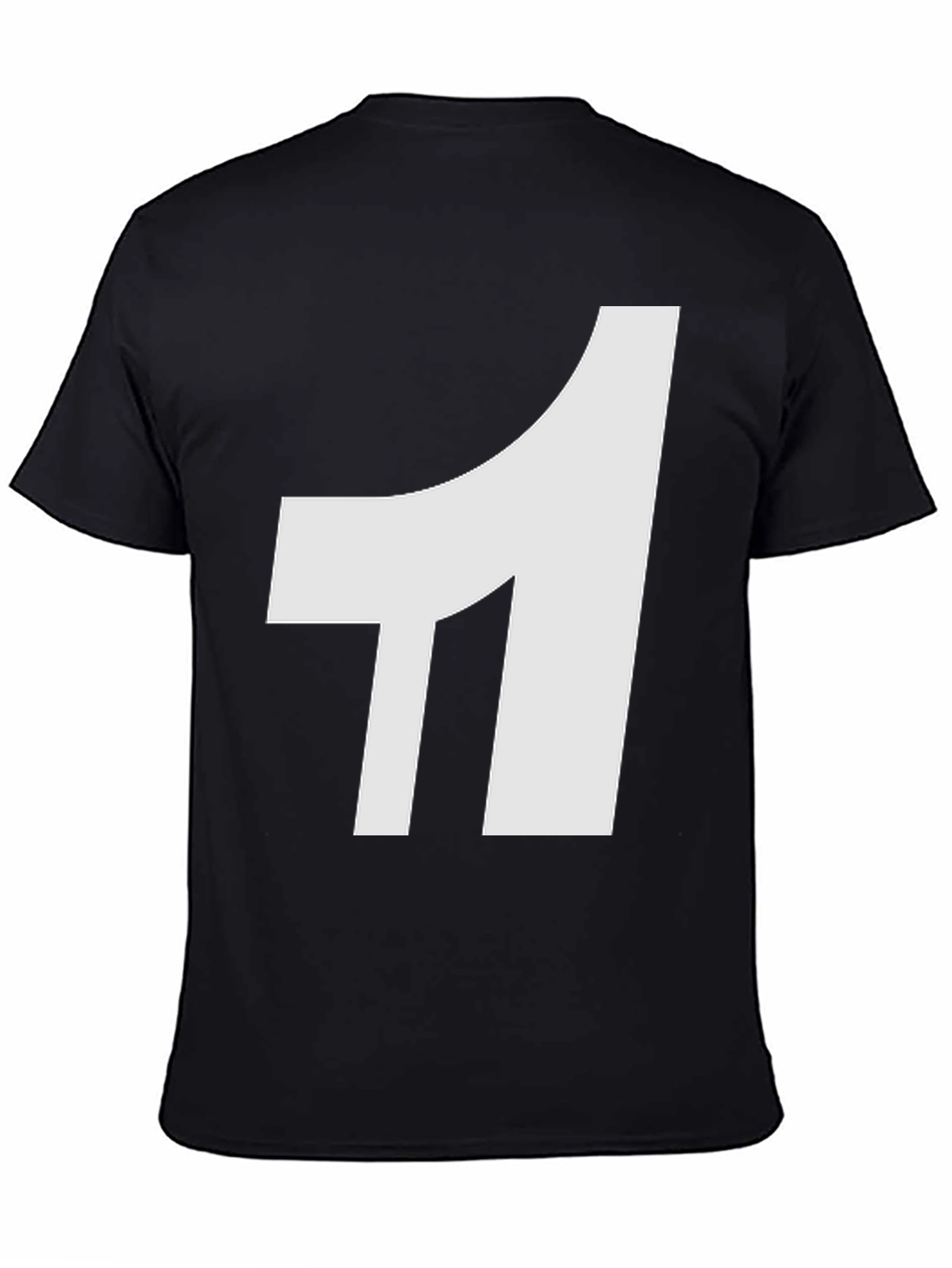 Bold White Number One Graphic Tee