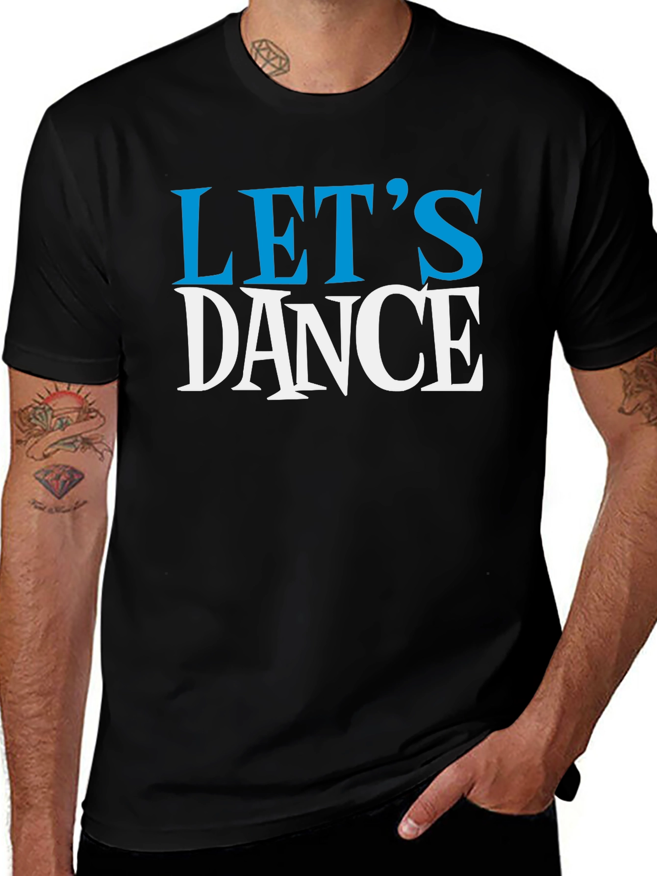 Lets Dance Graphic T-Shirt - Black