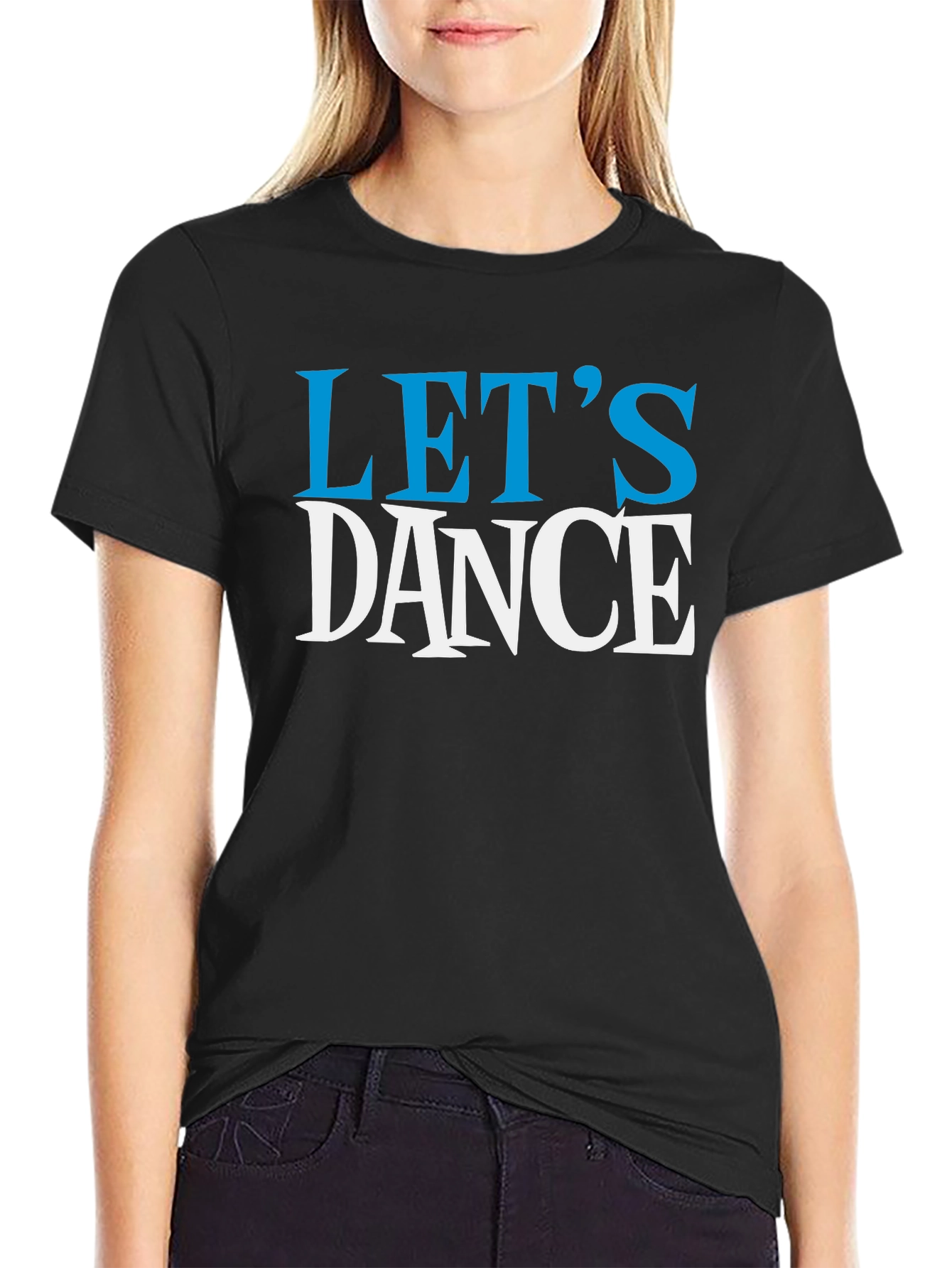 Lets Dance Graphic T-Shirt - Black