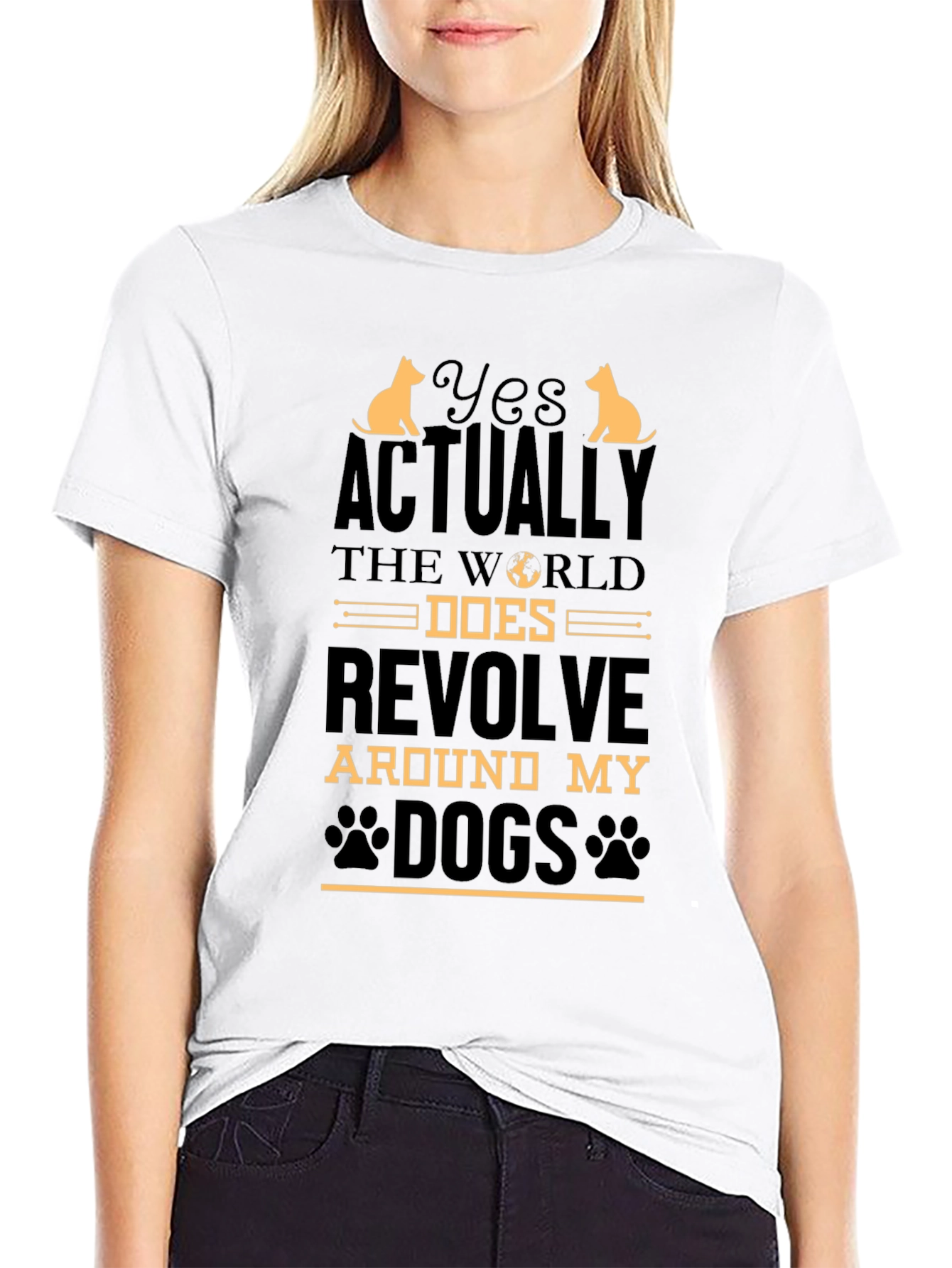 Yes Actually Dogs T-Shirt