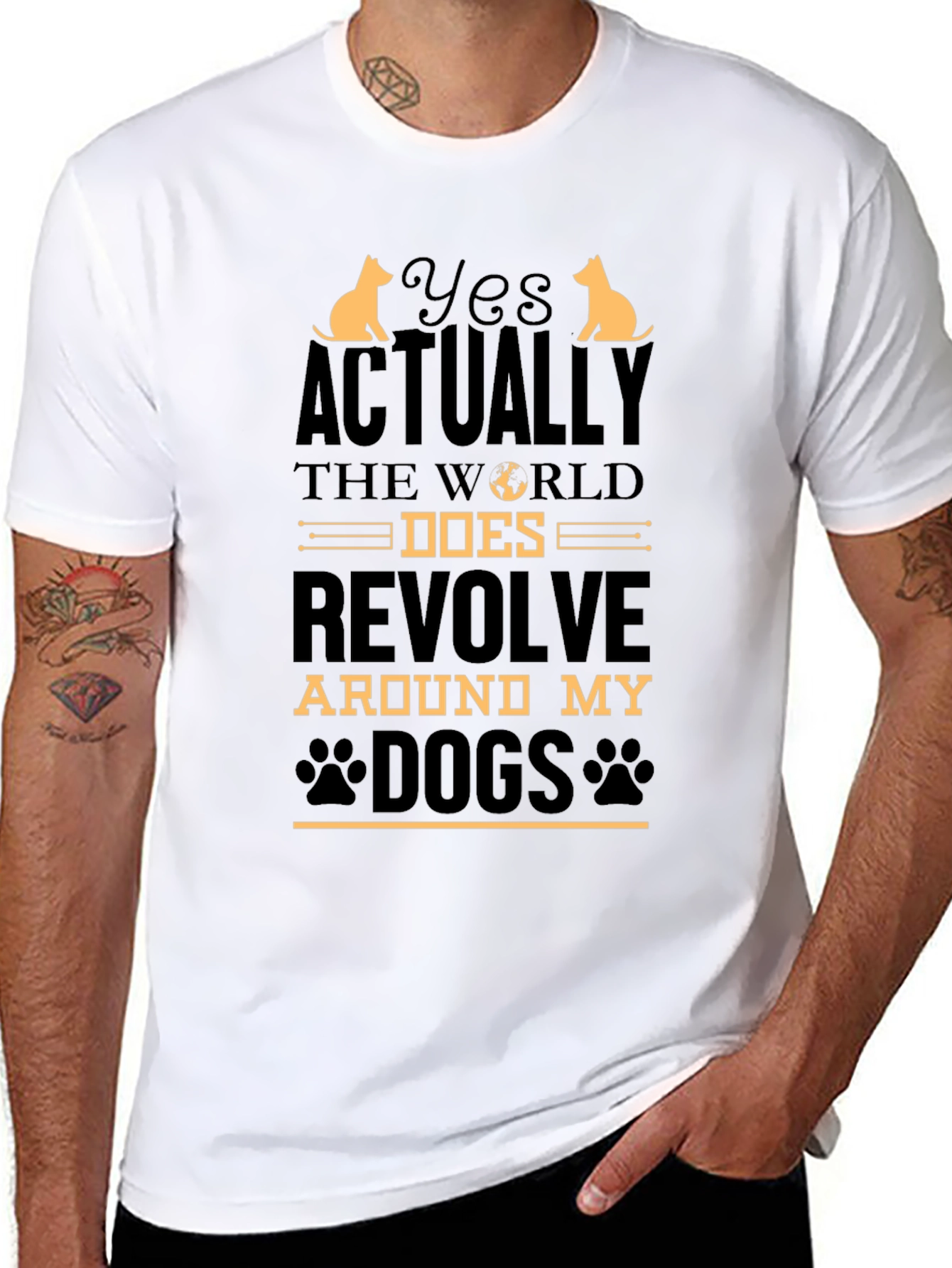 Yes Actually Dogs T-Shirt