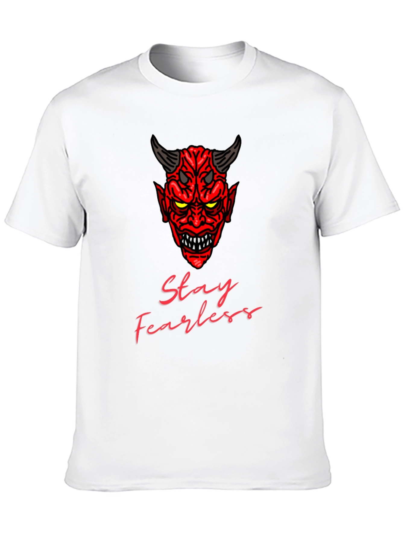 Stay Fearless Graphic Tee - Bold Devil Design