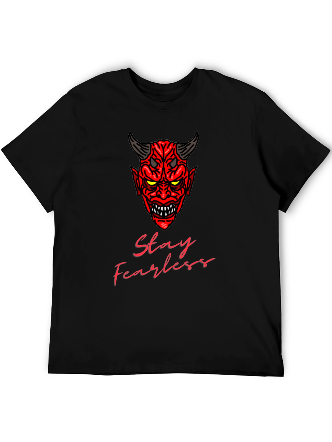 Stay Fearless Graphic Tee - Bold Devil Design