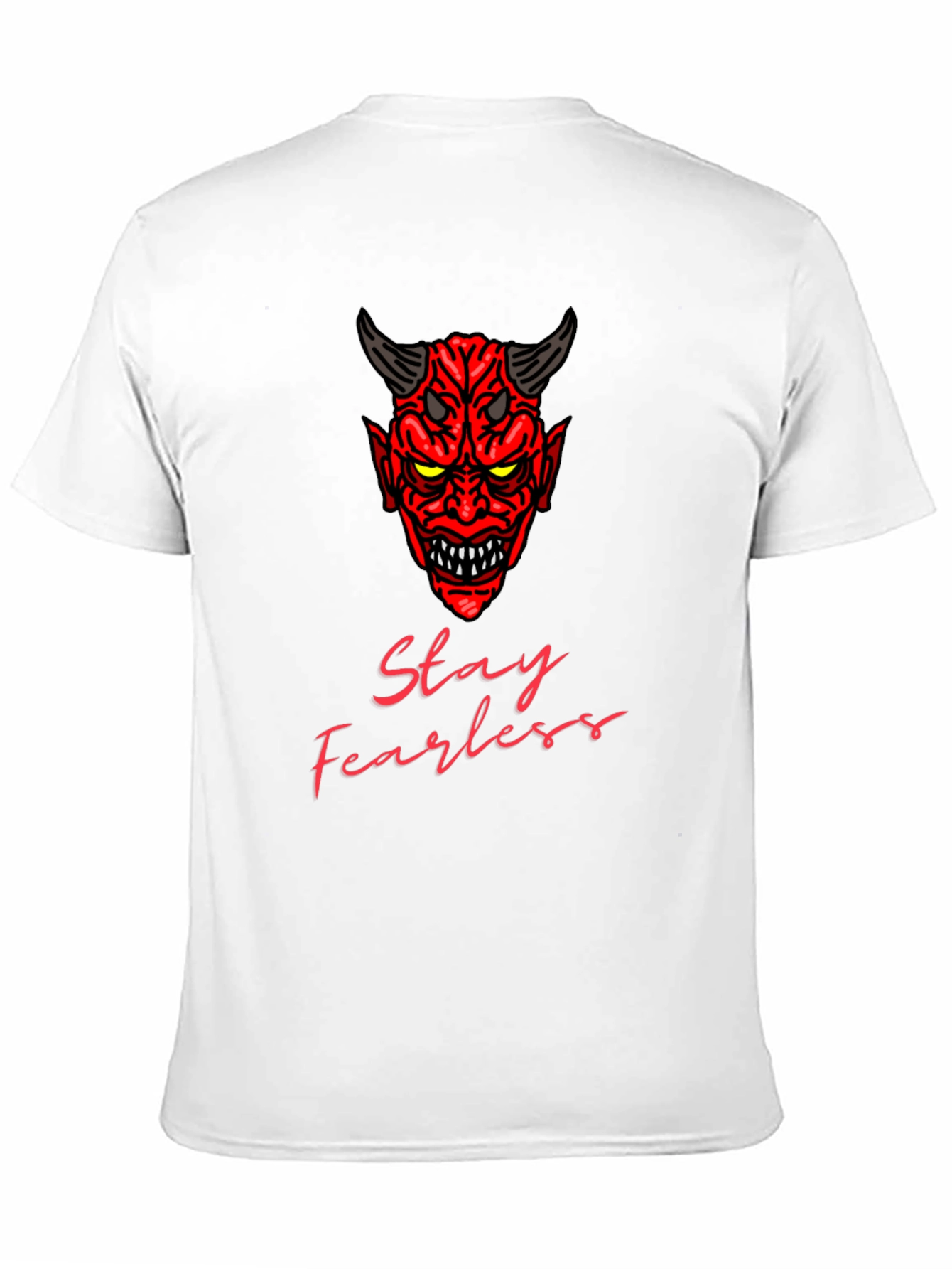 Stay Fearless Graphic Tee - Bold Devil Design