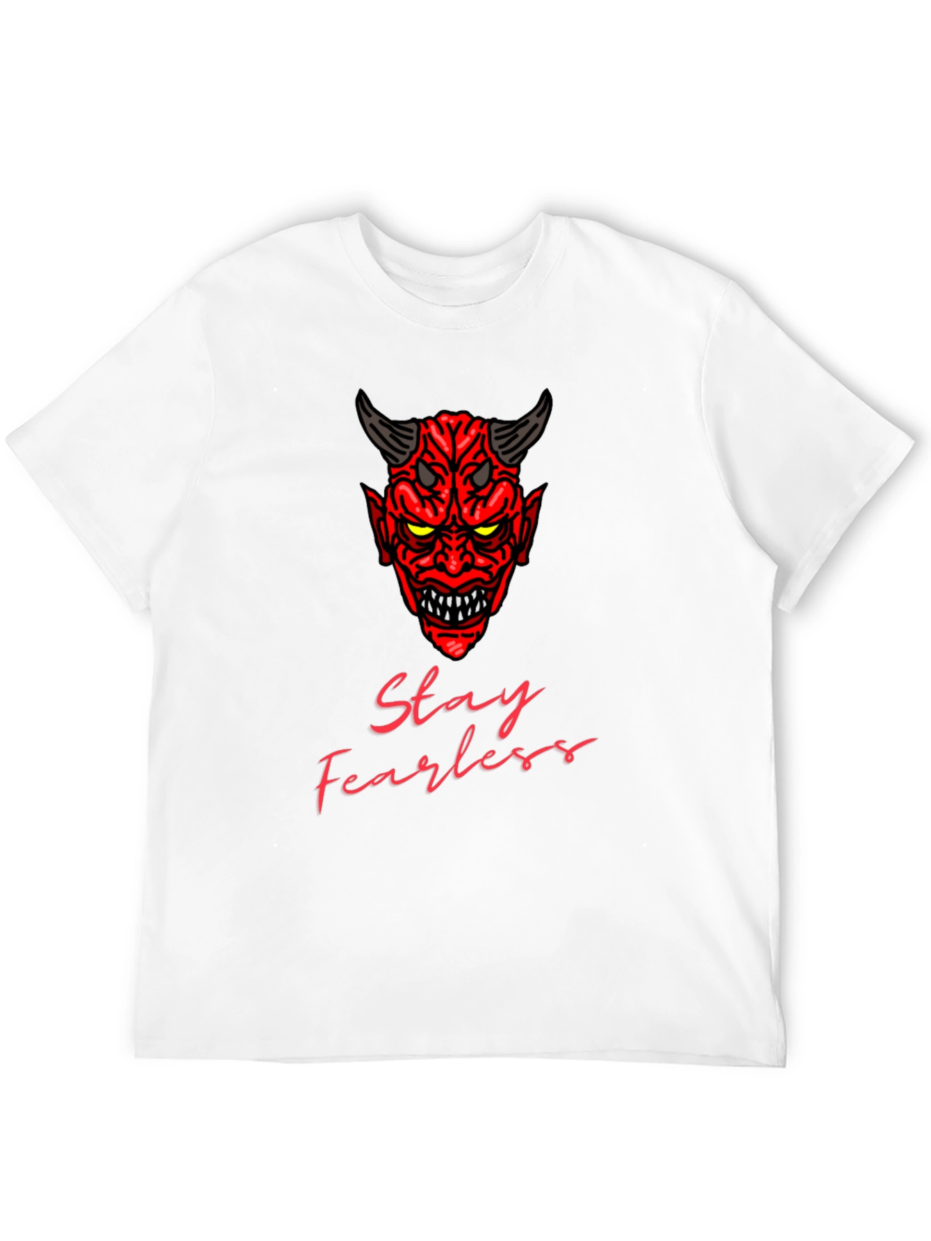 Stay Fearless Graphic Tee - Bold Devil Design
