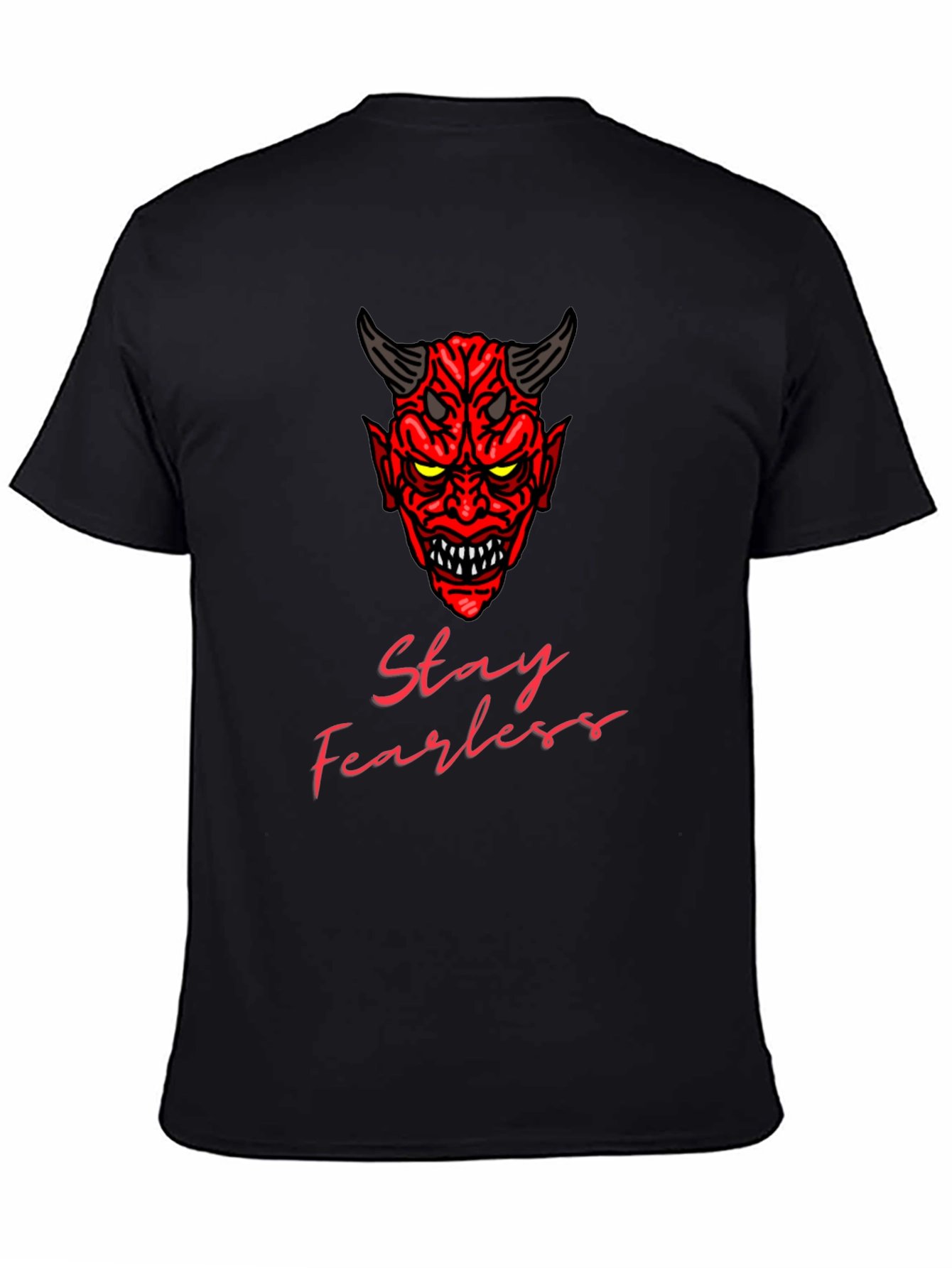Stay Fearless Graphic Tee - Bold Devil Design