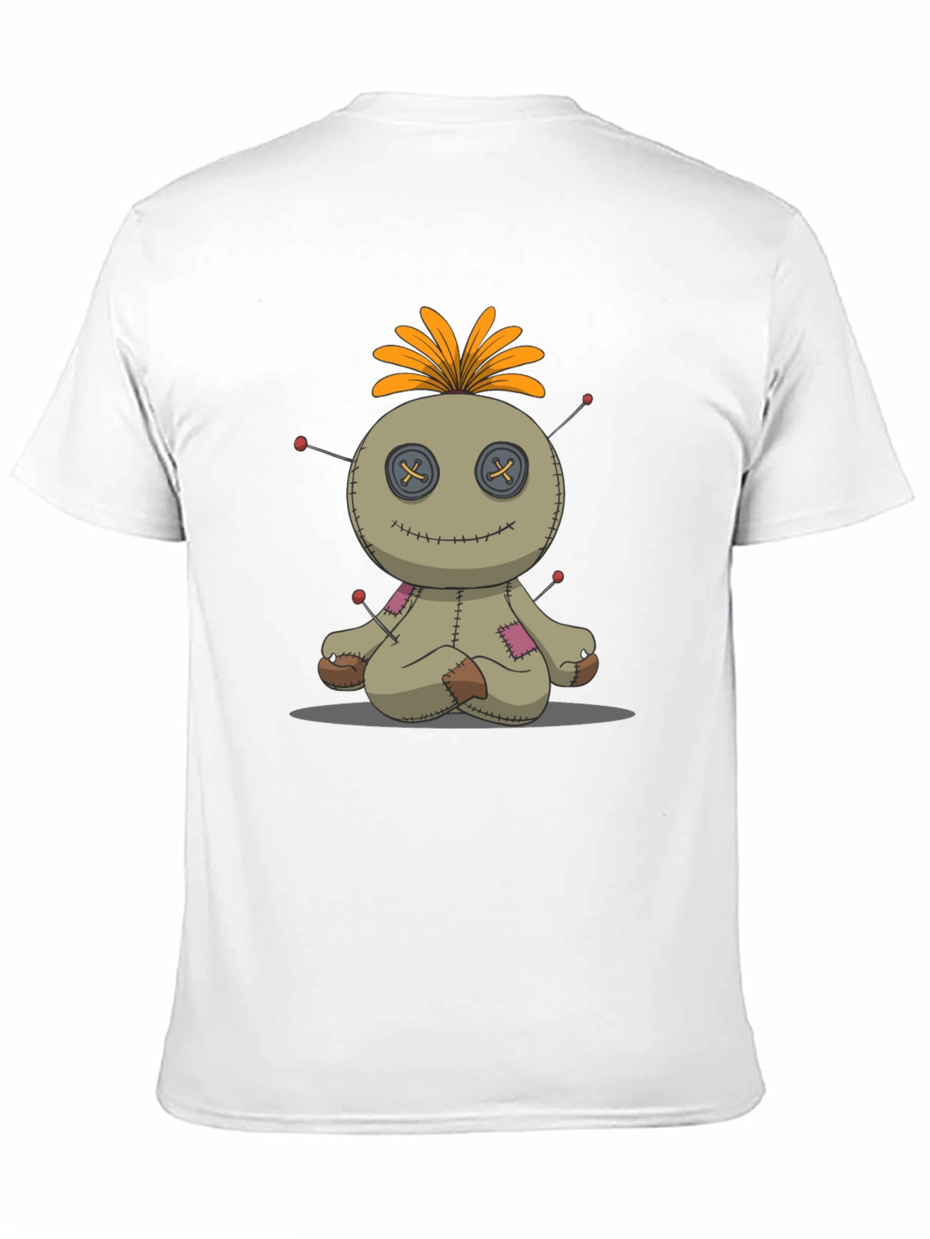 Voodoo Doll Graphic Tee - Dark Humor T-Shirt