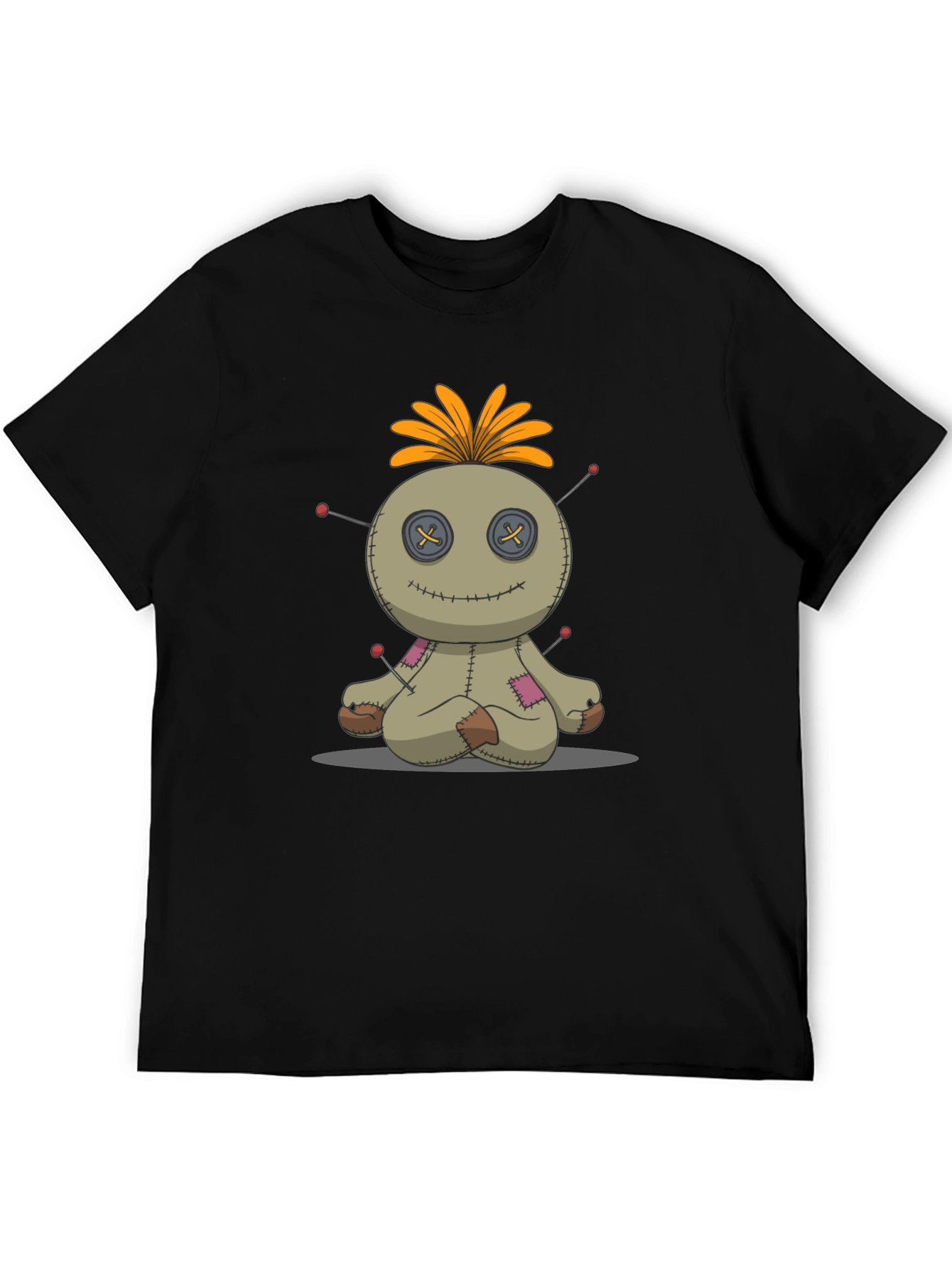 Voodoo Doll Graphic Tee - Dark Humor T-Shirt