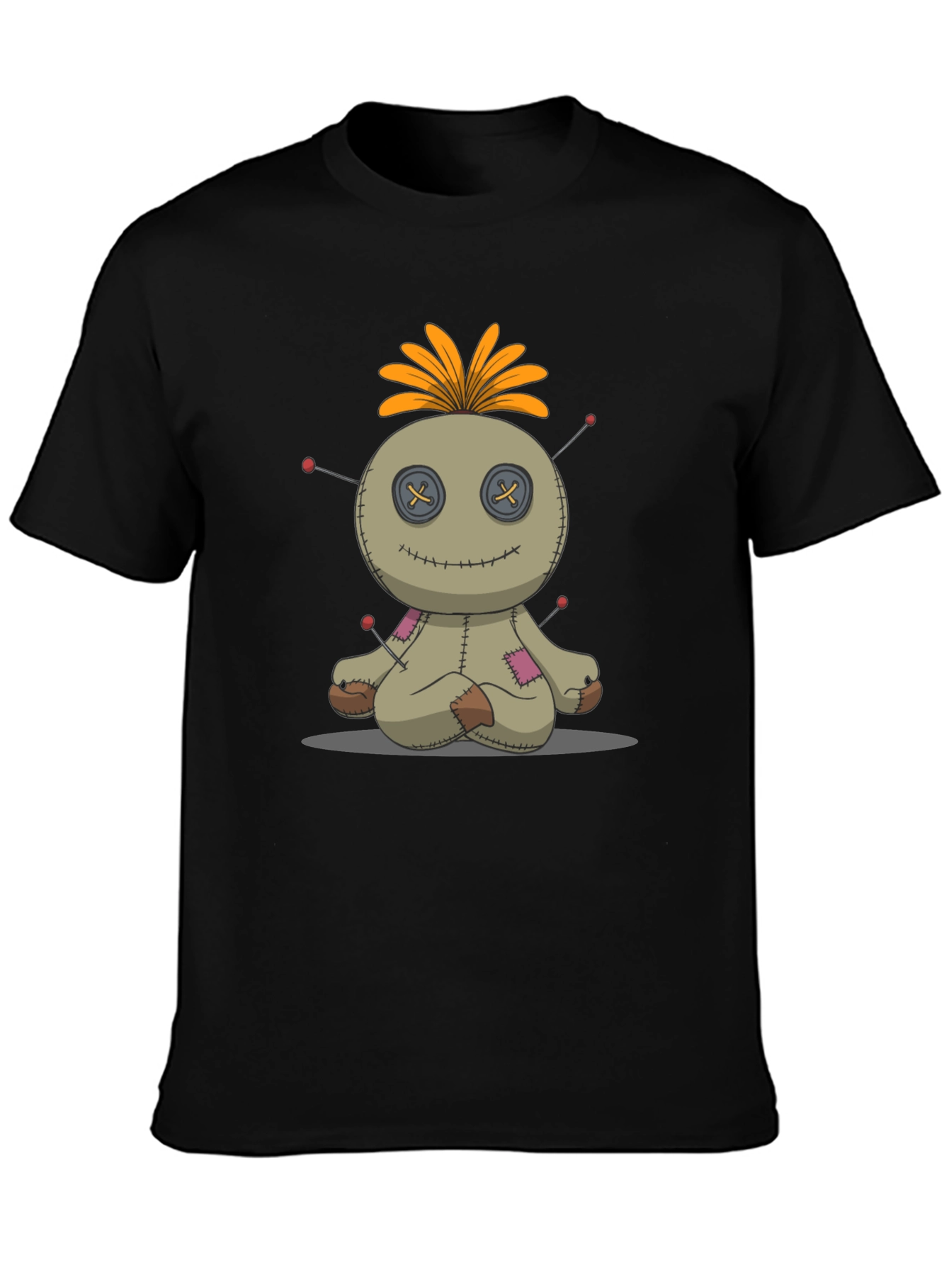 Voodoo Doll Graphic Tee - Dark Humor T-Shirt