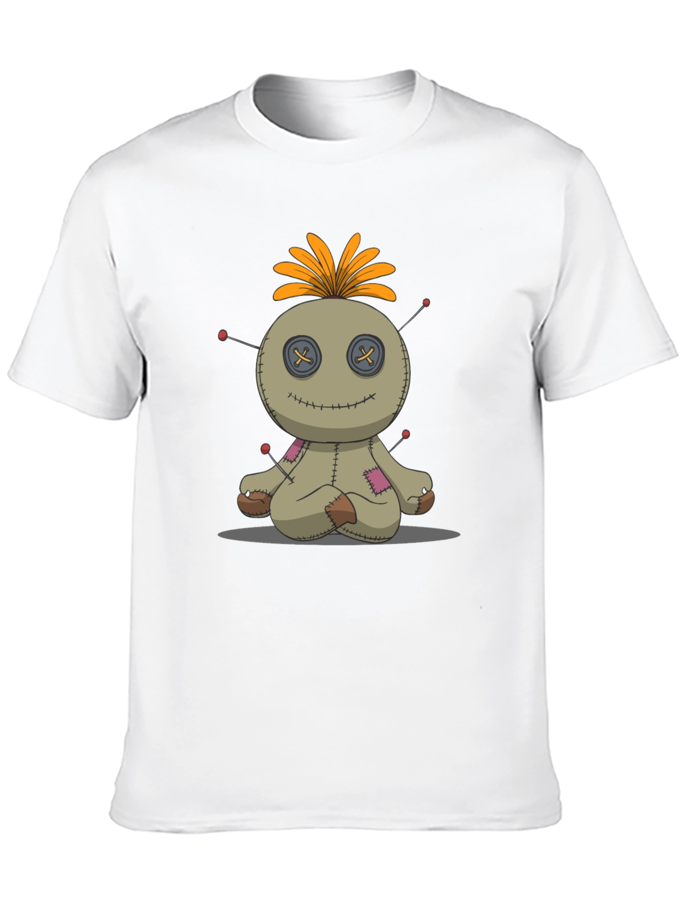 Voodoo Doll Graphic Tee - Dark Humor T-Shirt