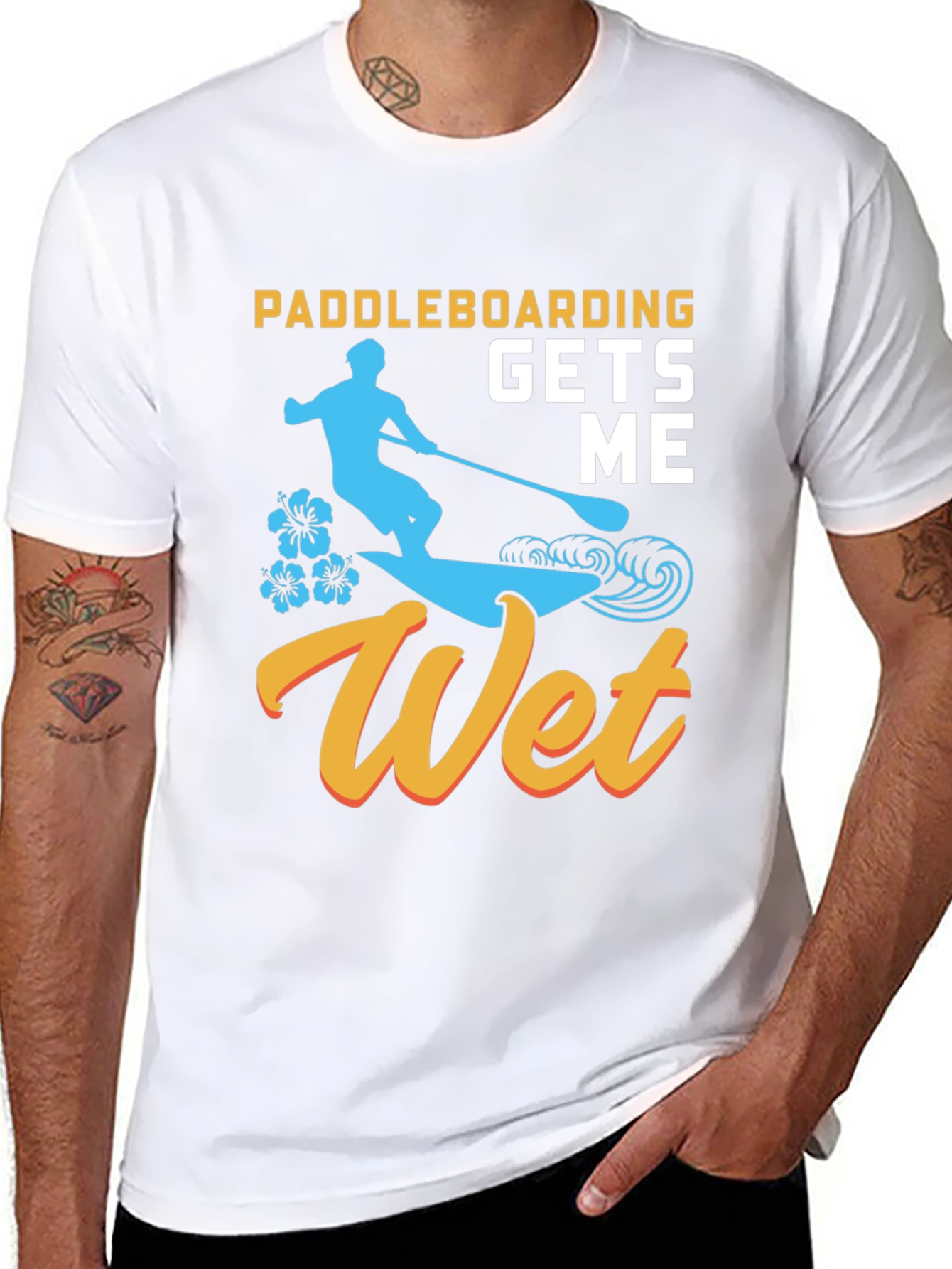 Paddleboarding Gets Me Wet T-Shirt