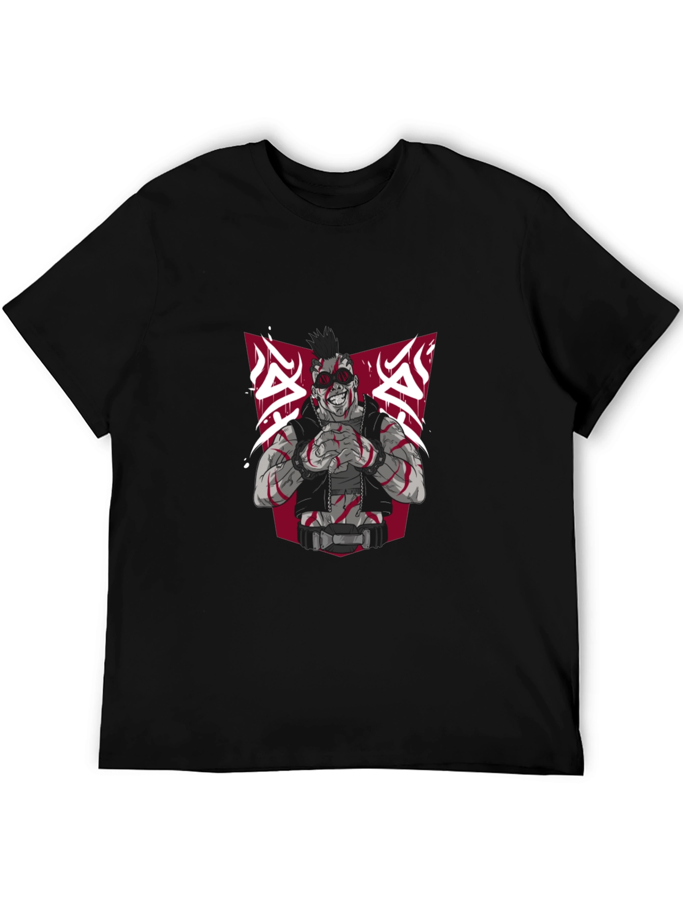 Edgy Graphic Tee - Punk Rock Design