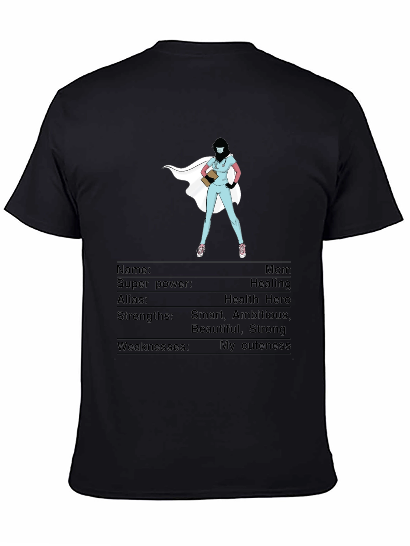 Hero Nurse Mom T-Shirt - Healing Superpower