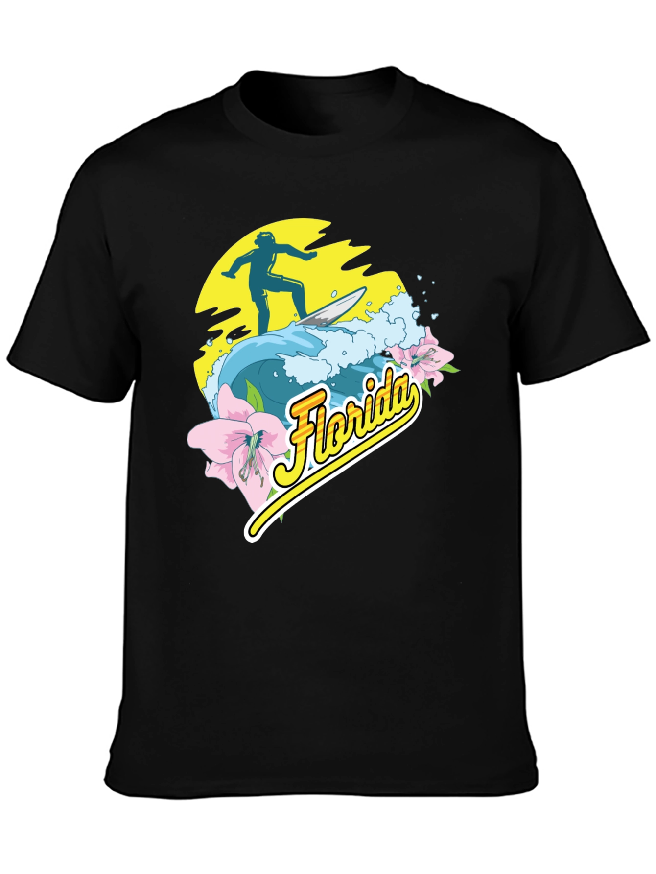 Florida Surfer Graphic T-Shirt
