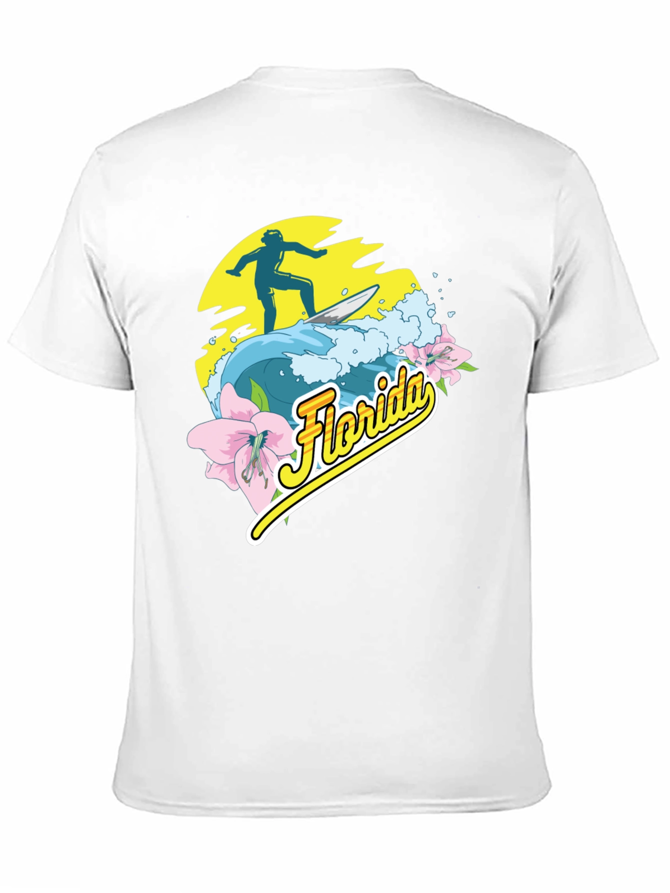 Florida Surfer Graphic T-Shirt