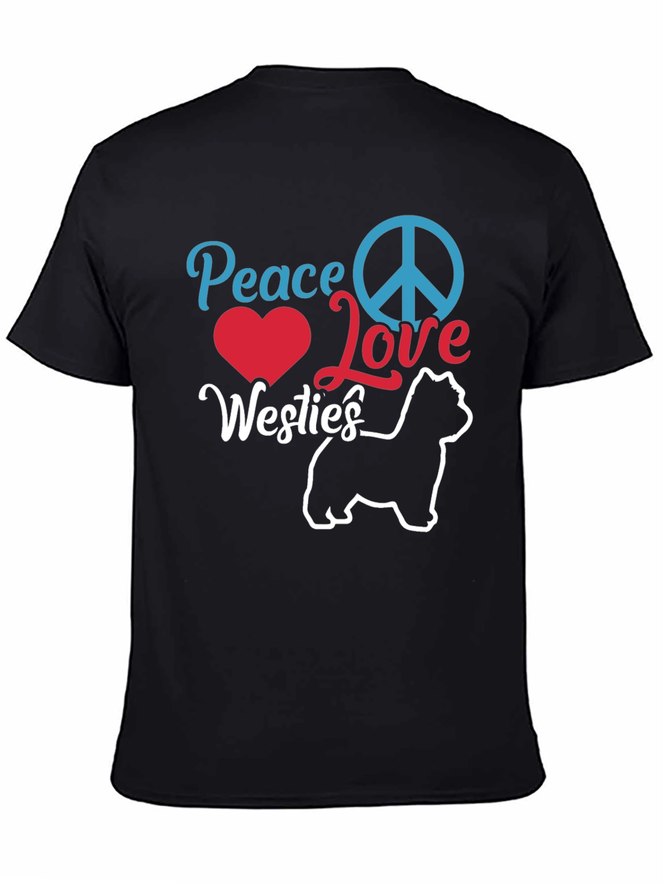 Peace Love Westies Graphic T-Shirt