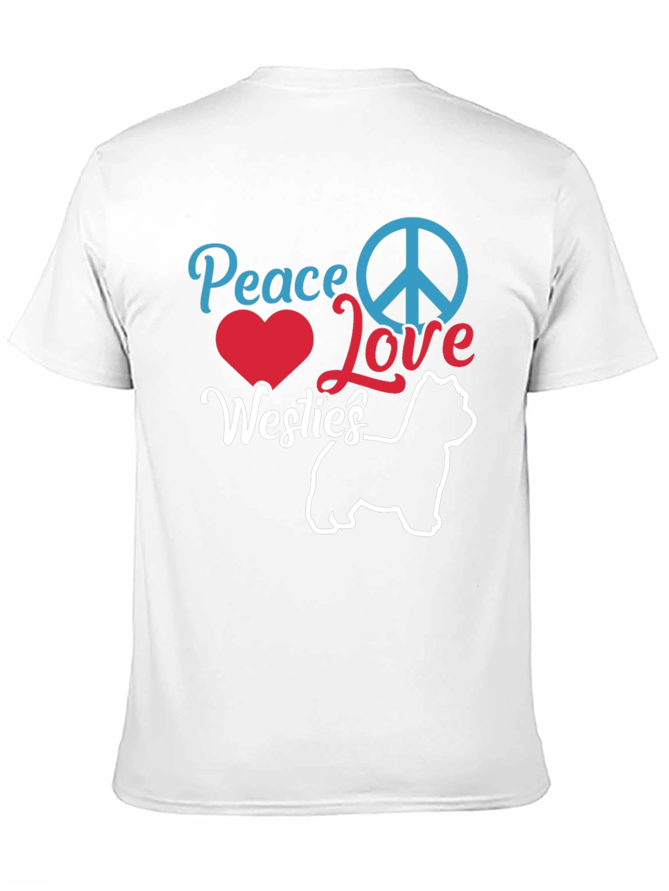 Peace Love Westies Graphic T-Shirt