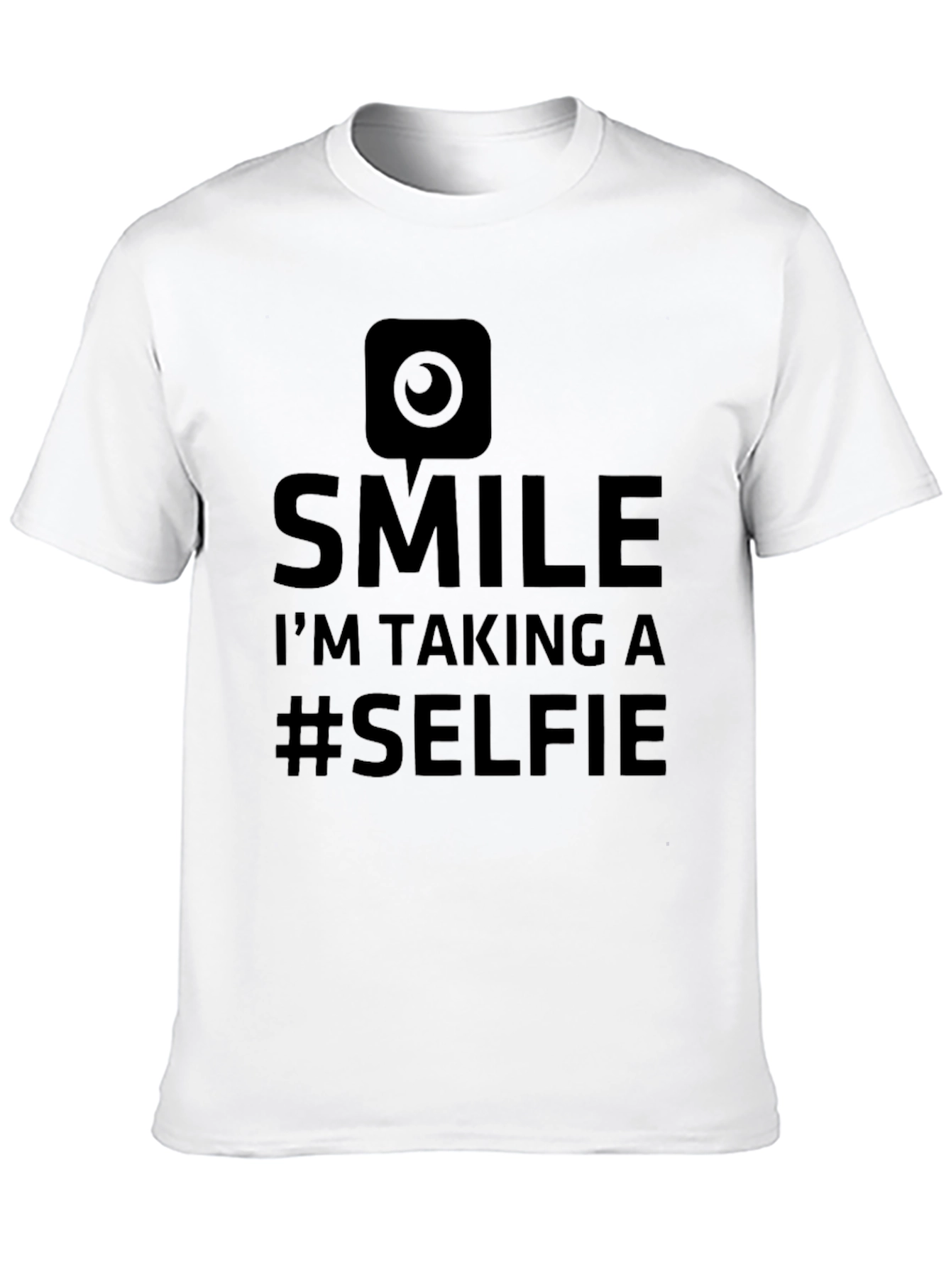 Smile Selfie Graphic T-Shirt - Trendy Fun Apparel
