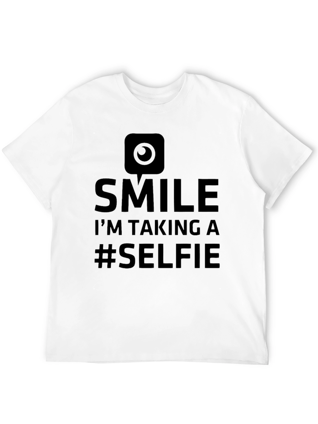 Smile Selfie Graphic T-Shirt - Trendy Fun Apparel