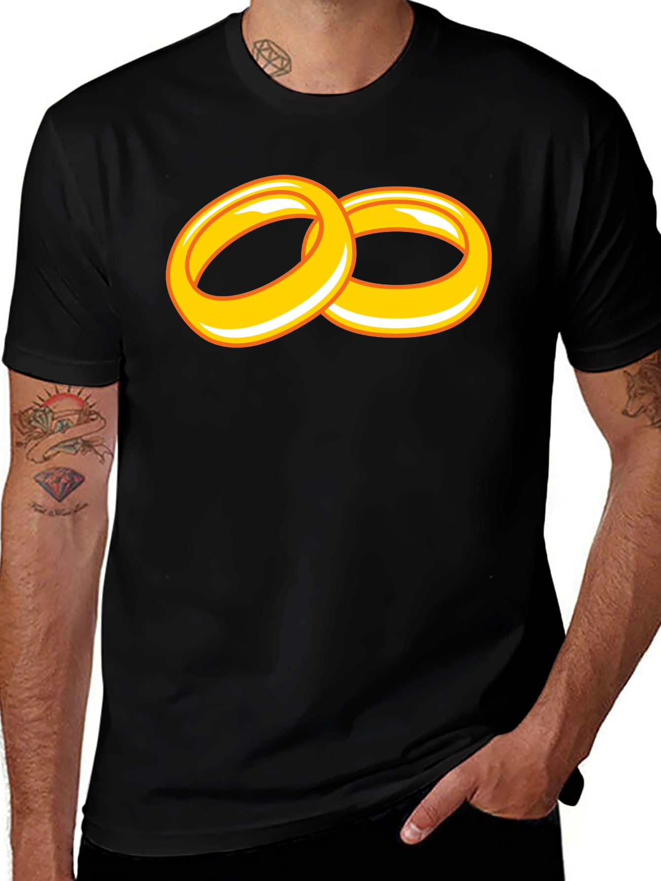 Sonic Rings Black T-Shirt