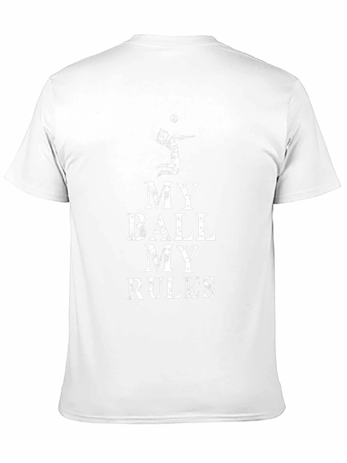 Volleyball My Ball My Rules Black T-Shirt