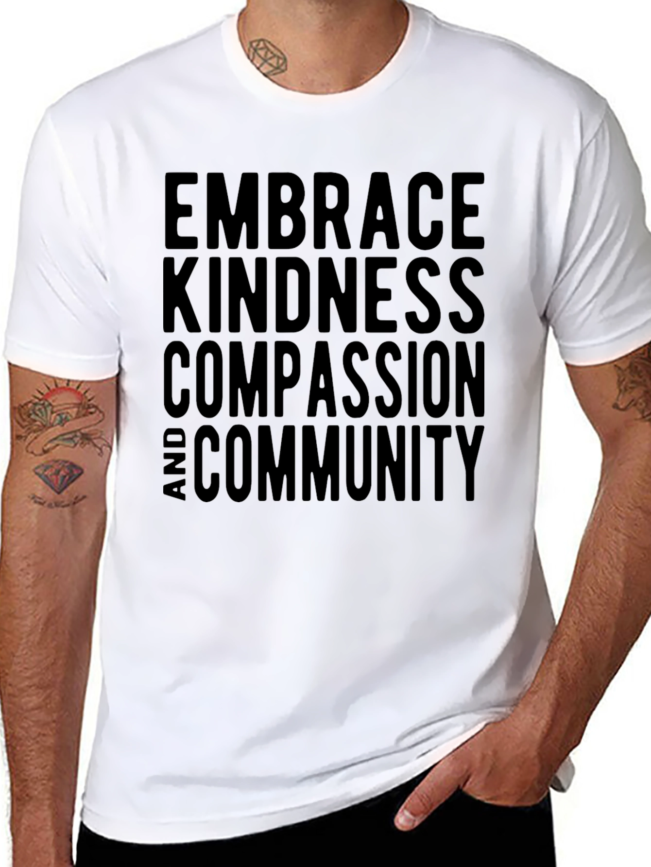 Embrace Kindness T-Shirt - Compassion & Community