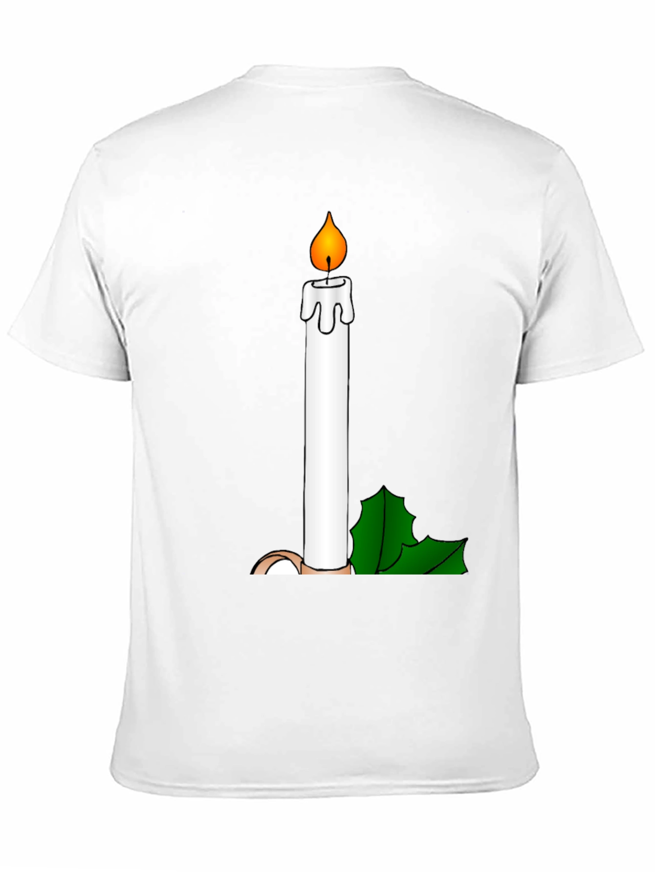 Candle T-Shirt - Whimsical Holiday Tee