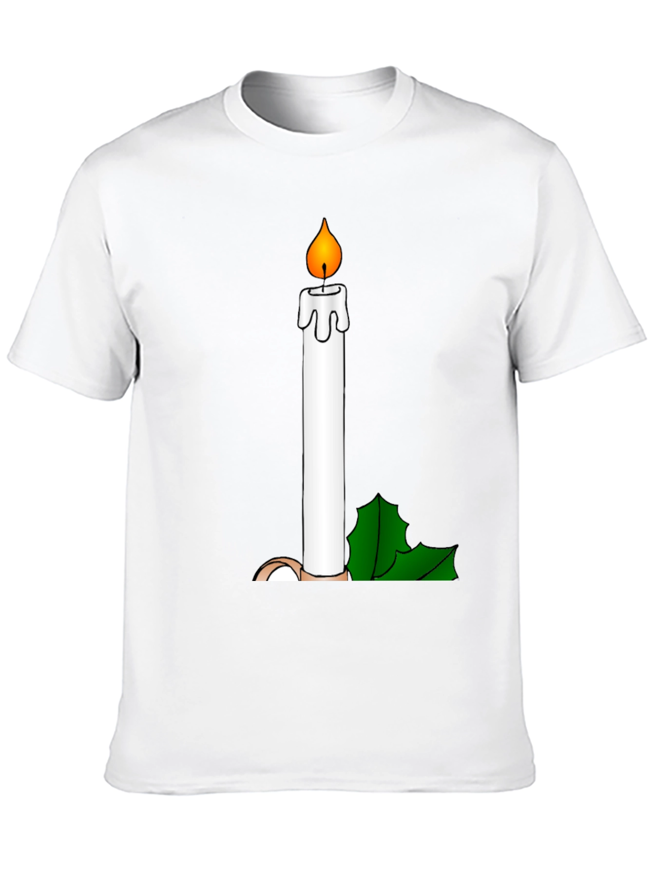 Candle T-Shirt - Whimsical Holiday Tee