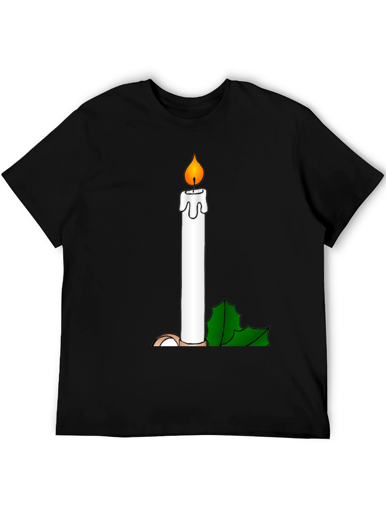 Candle T-Shirt - Whimsical Holiday Tee