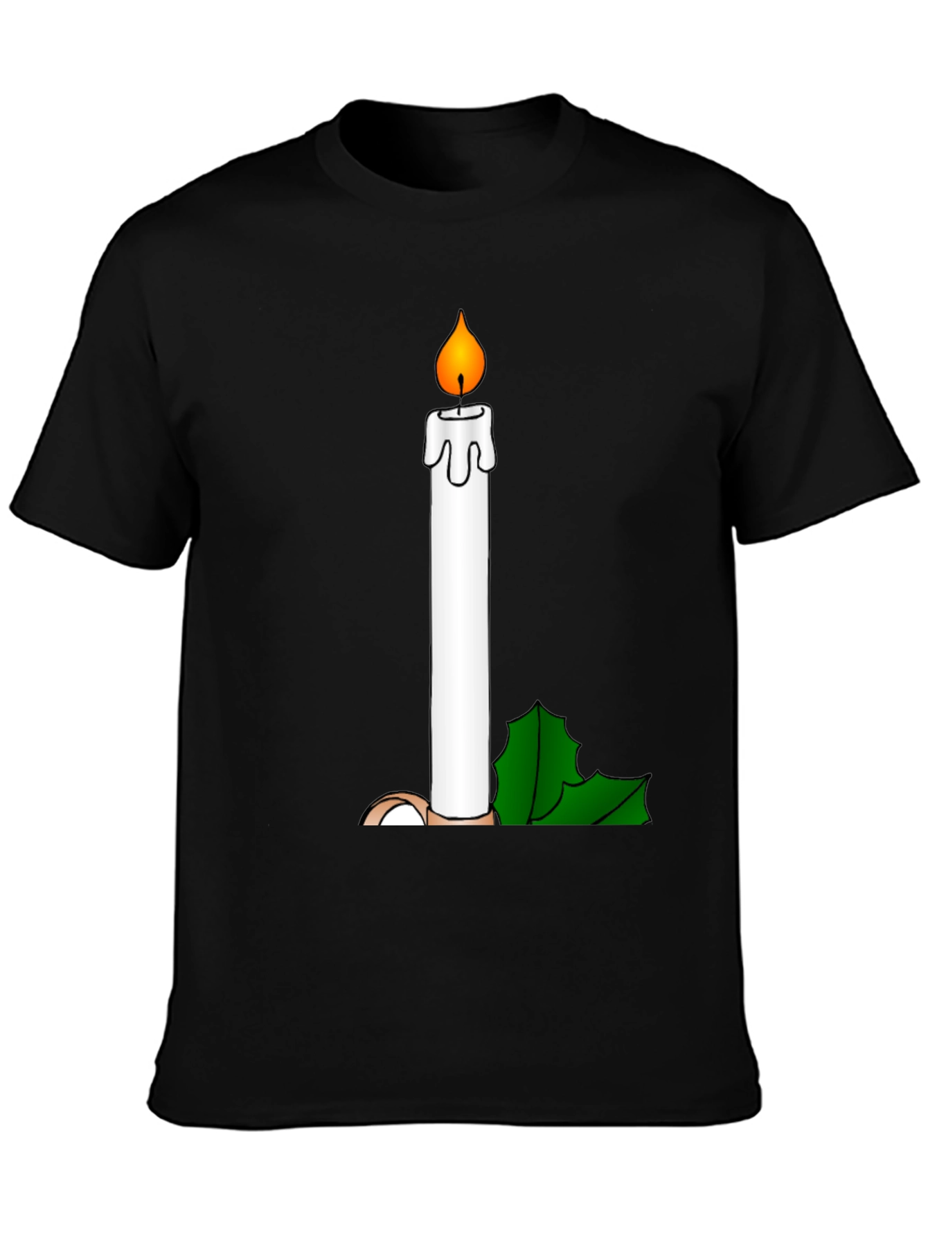 Candle T-Shirt - Whimsical Holiday Tee