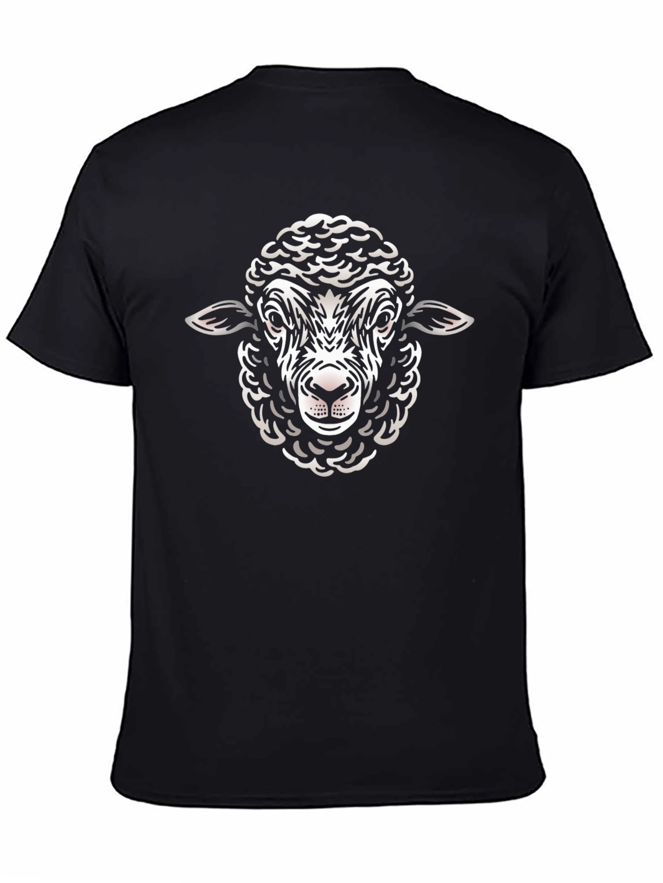 Black Sheep Graphic Tee - Stylish Crew Neck T-Shirt