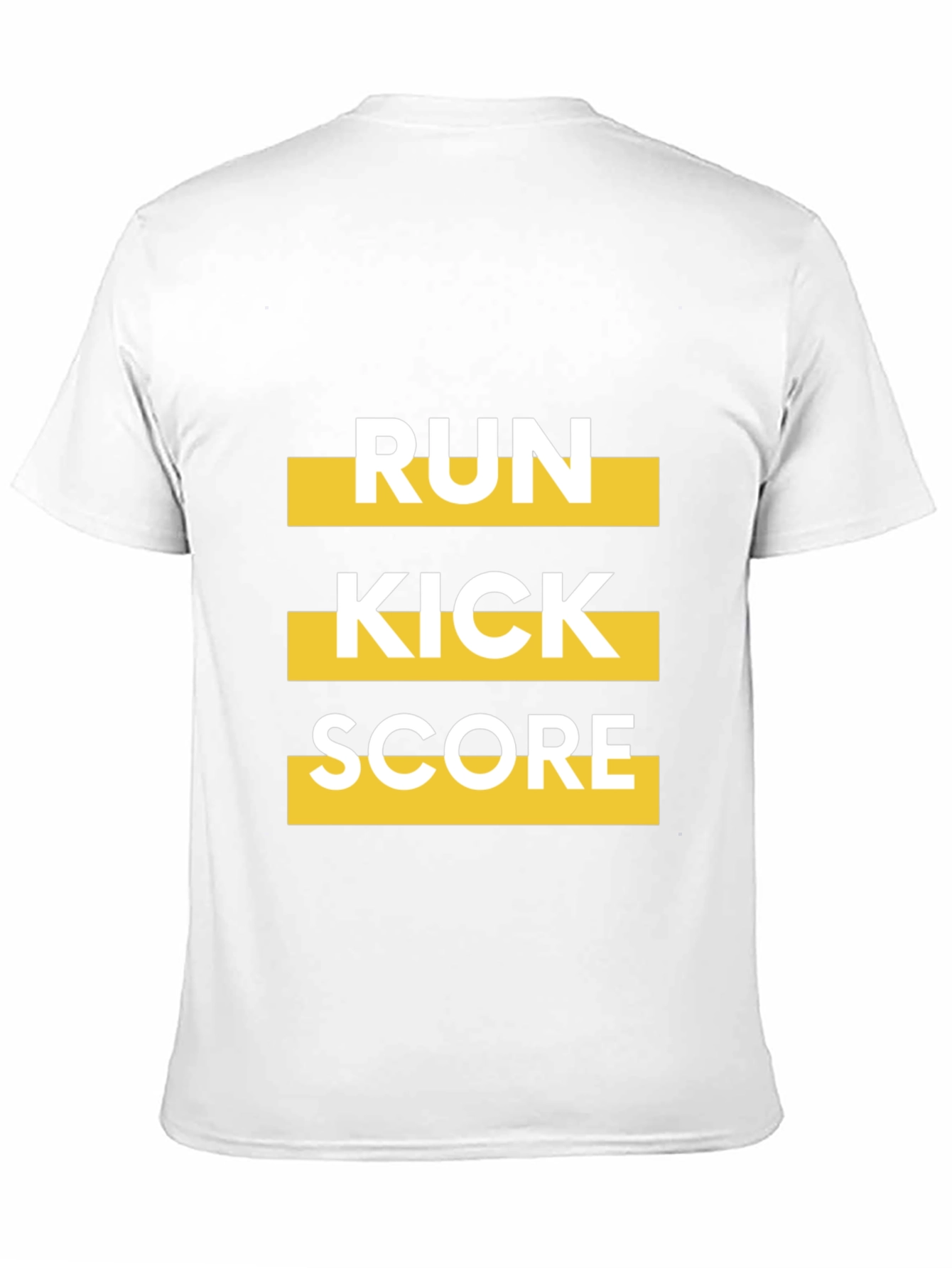 Run Kick Score Black Graphic Tee