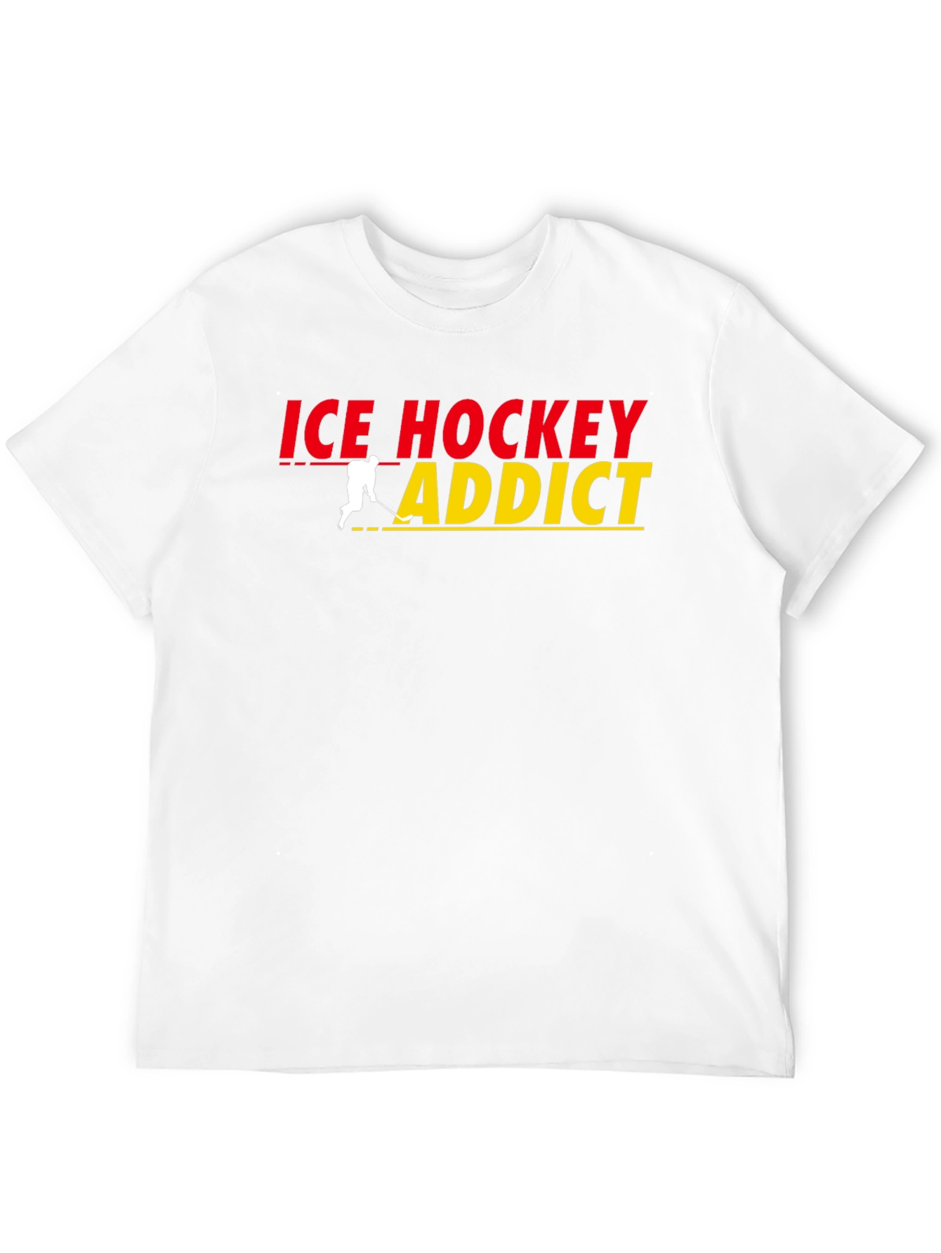 Ice Hockey Addict Graphic T-Shirt