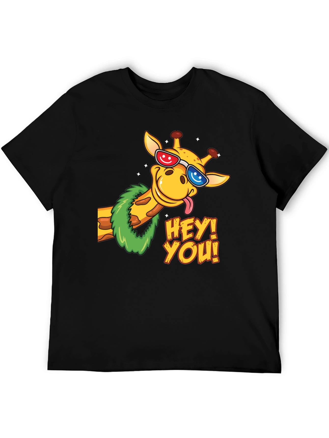 Fun Giraffe Graphic Tee - Hey You!