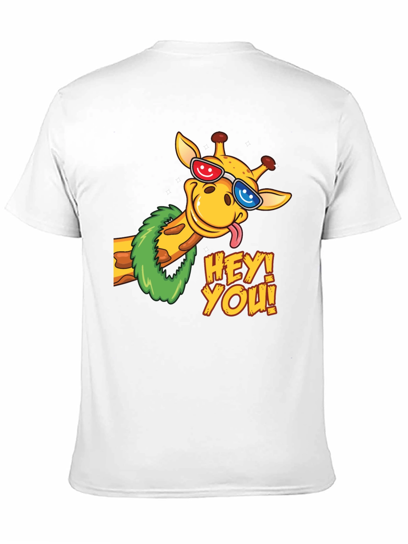 Fun Giraffe Graphic Tee - Hey You!