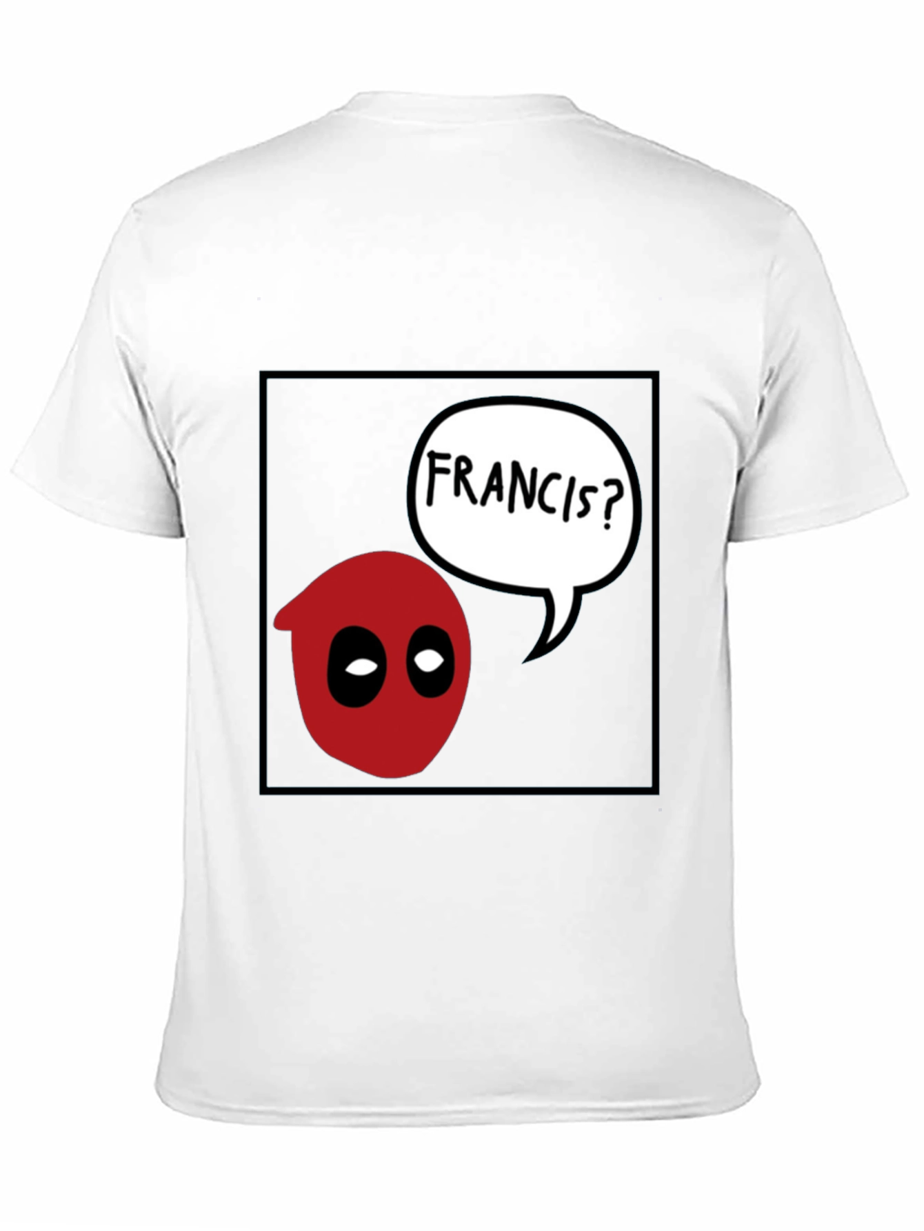 Deadpool Francis? Graphic Black T-Shirt