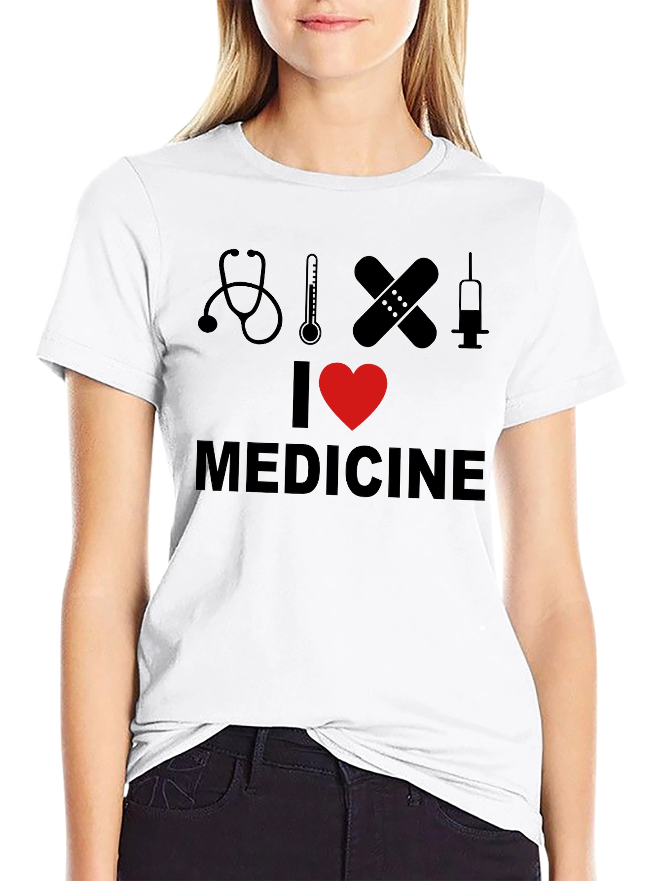 I Heart Medicine Black T-Shirt