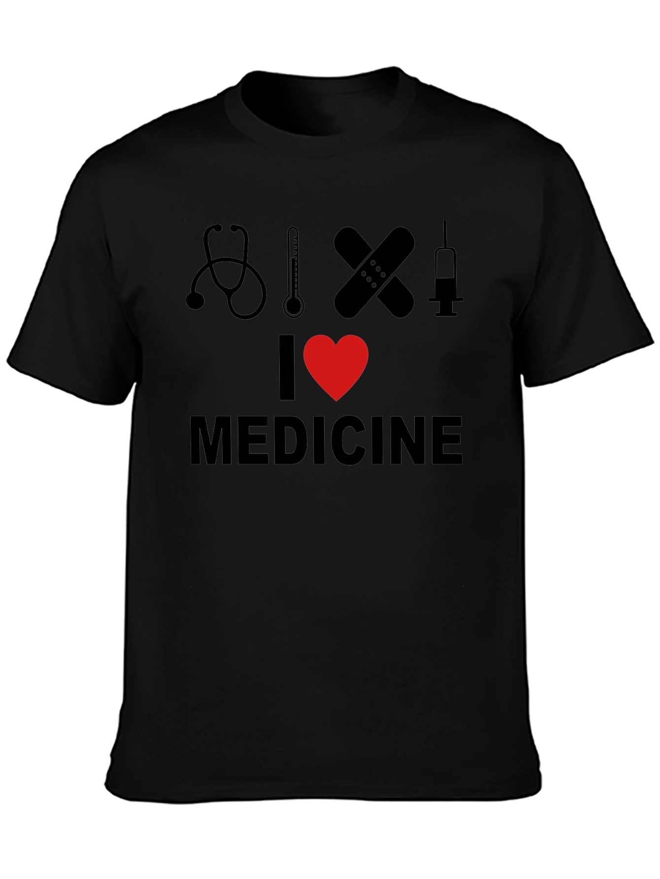 I Heart Medicine Black T-Shirt