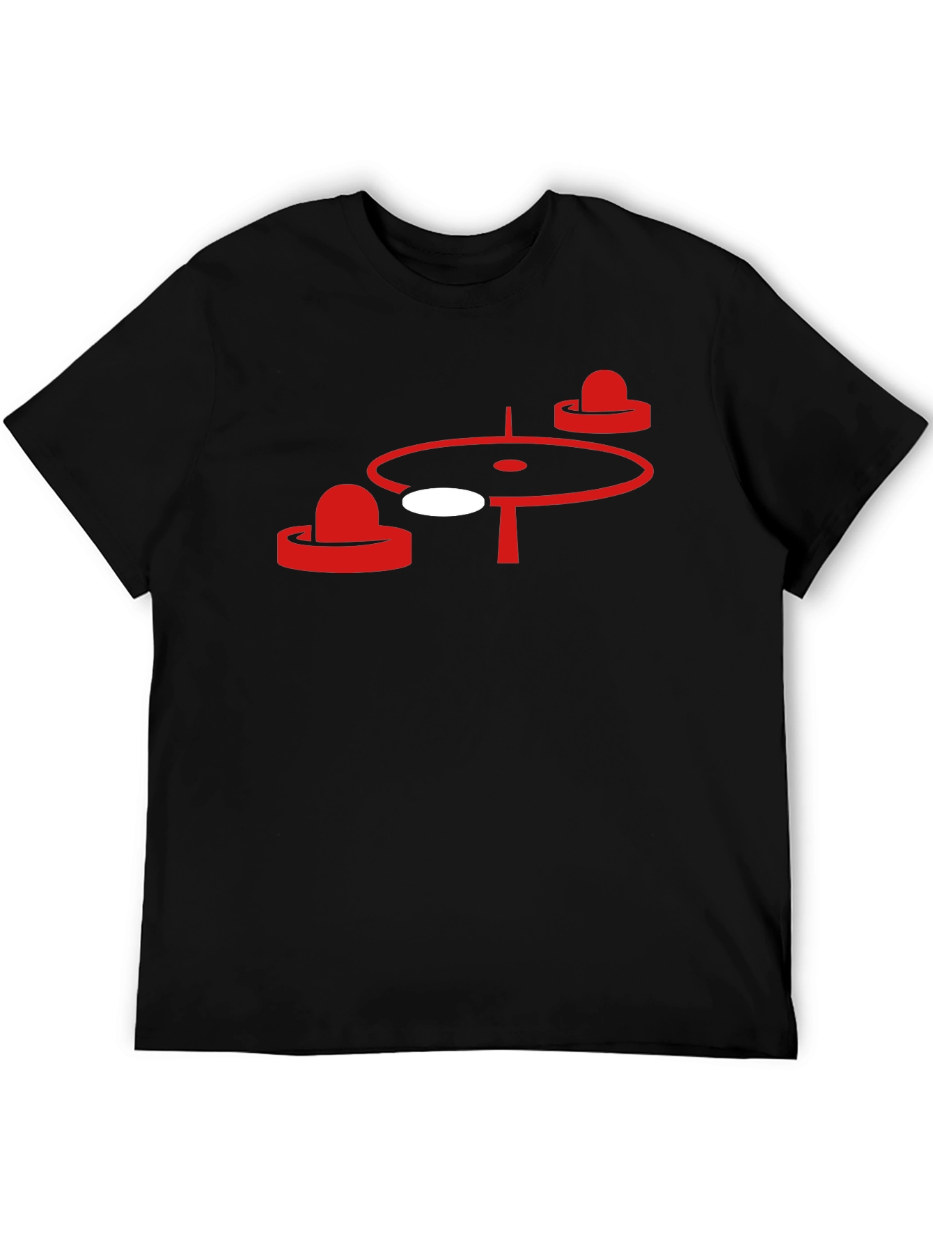Air Hockey Graphic Tee - Black