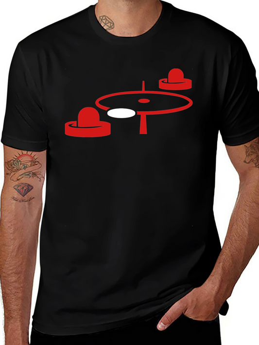 Air Hockey Graphic Tee - Black