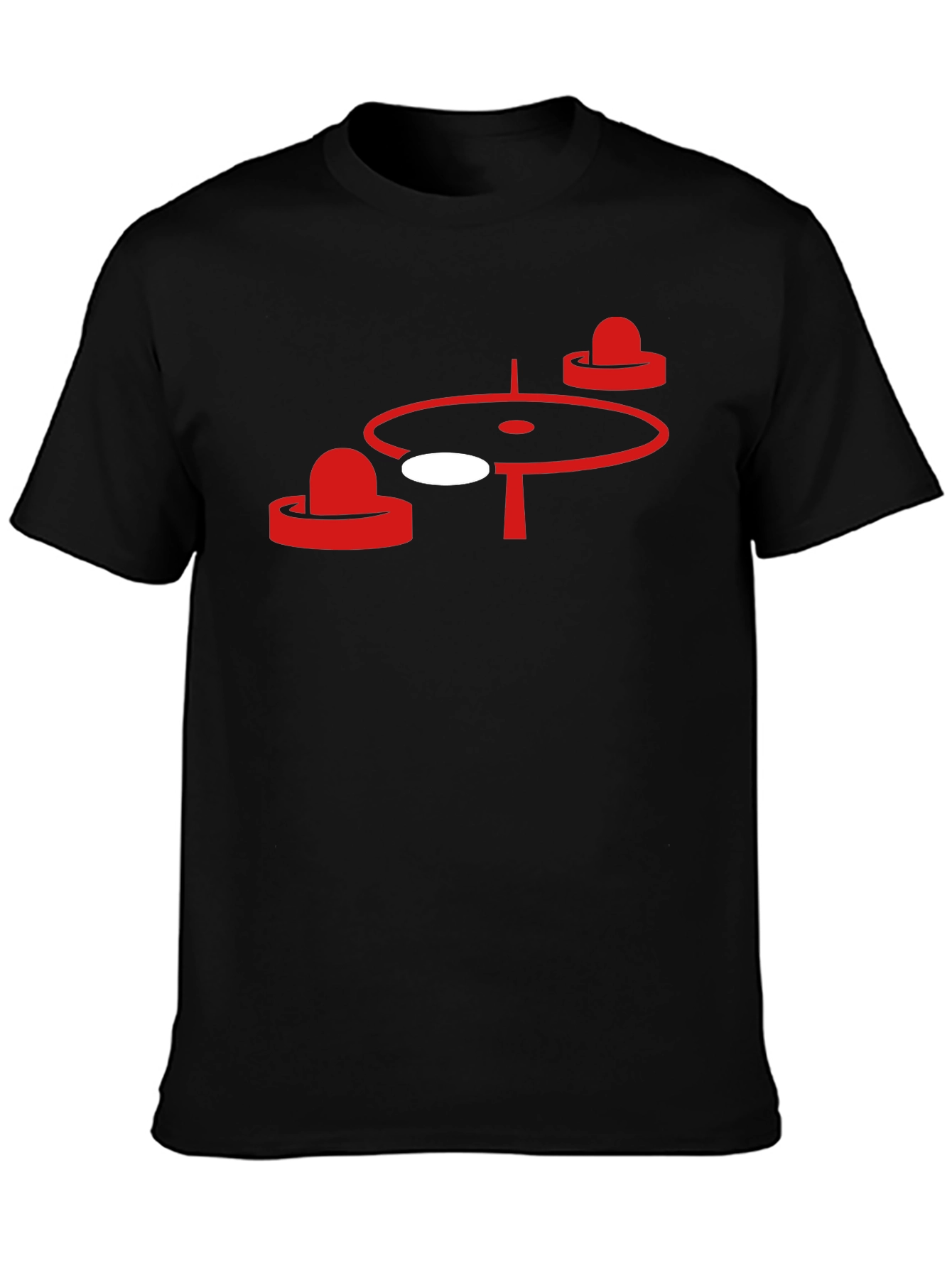 Air Hockey Graphic Tee - Black