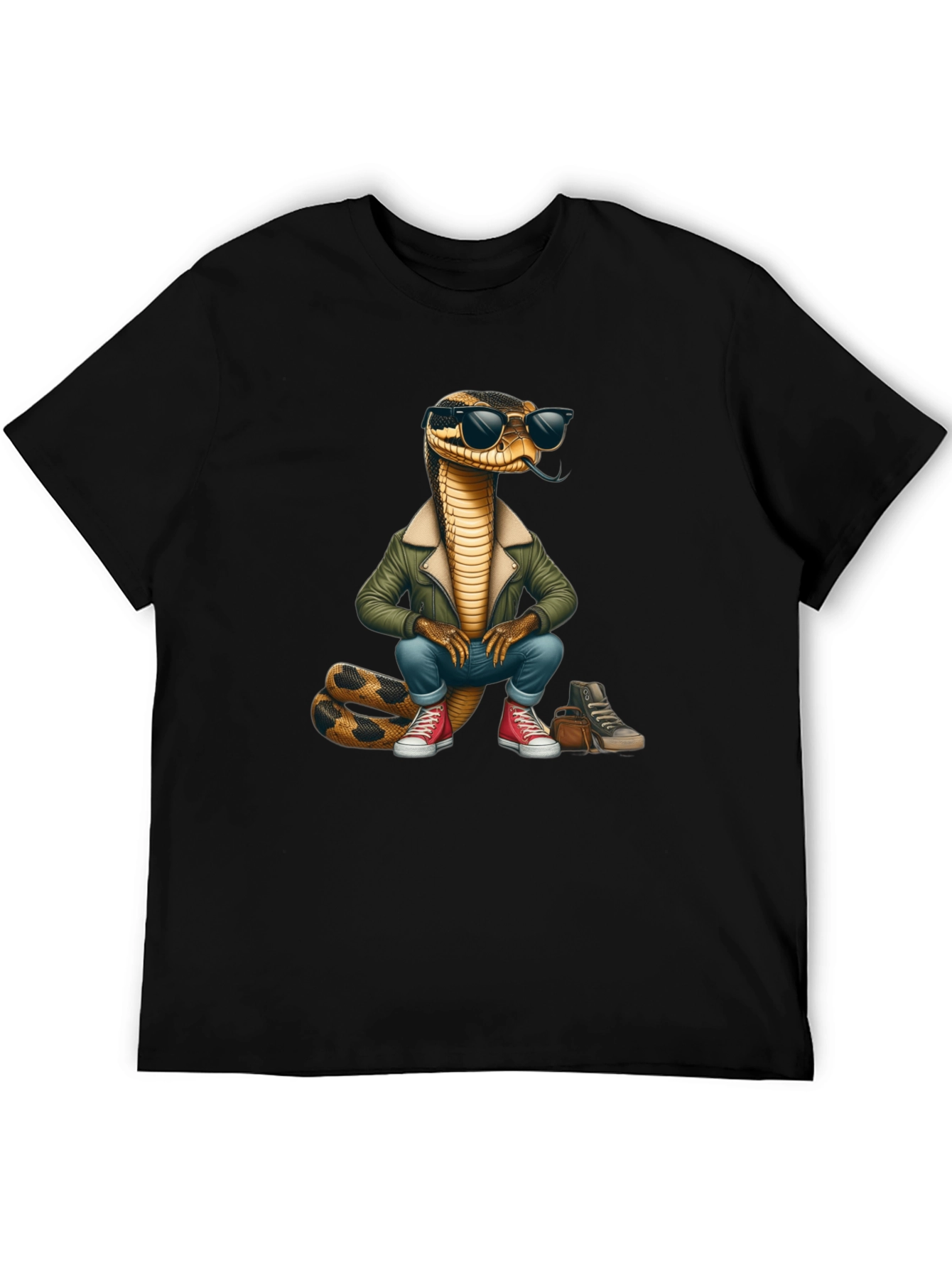 Cool Snake T-Shirt - Stylish Reptile Tee
