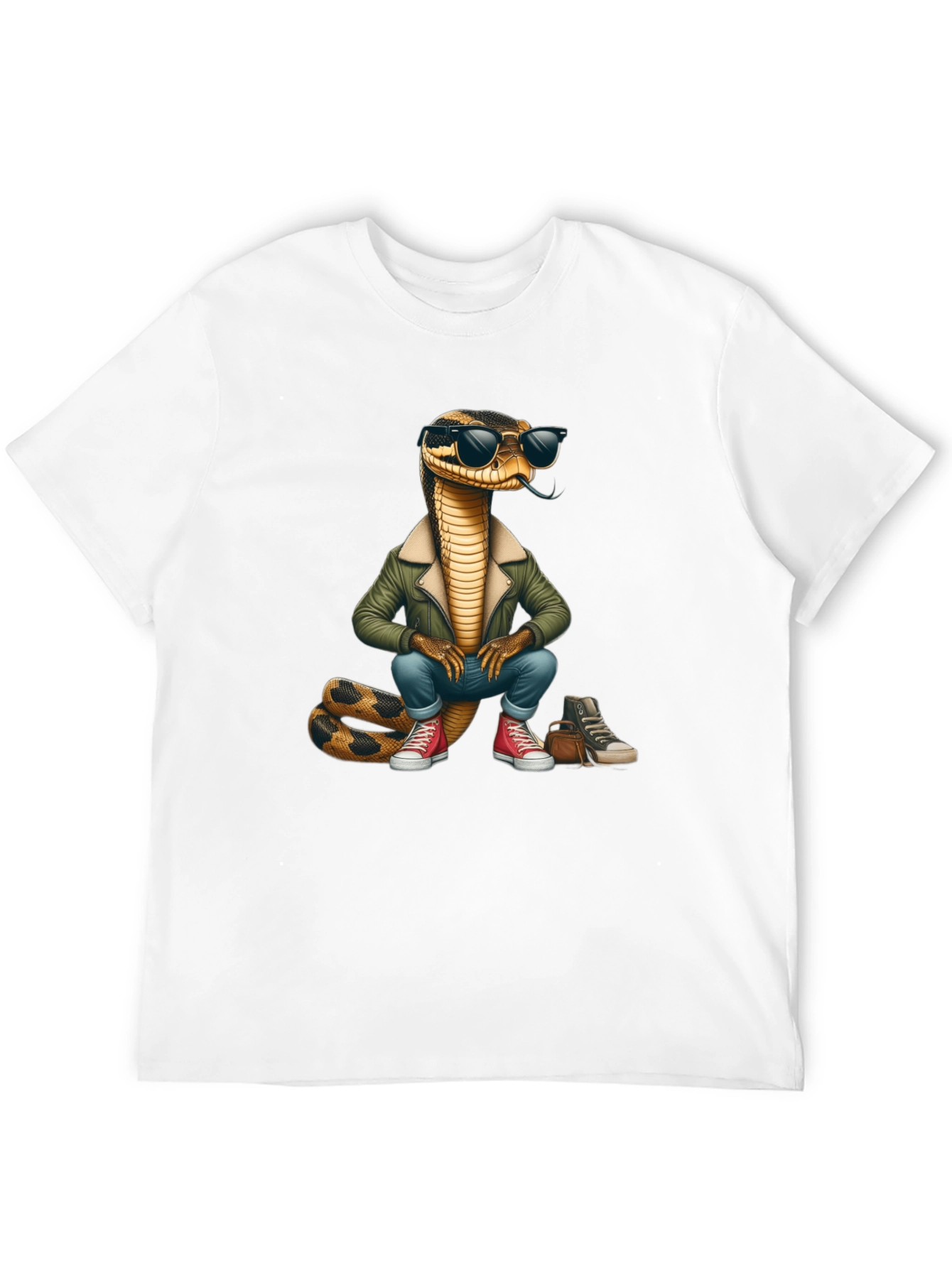 Cool Snake T-Shirt - Stylish Reptile Tee