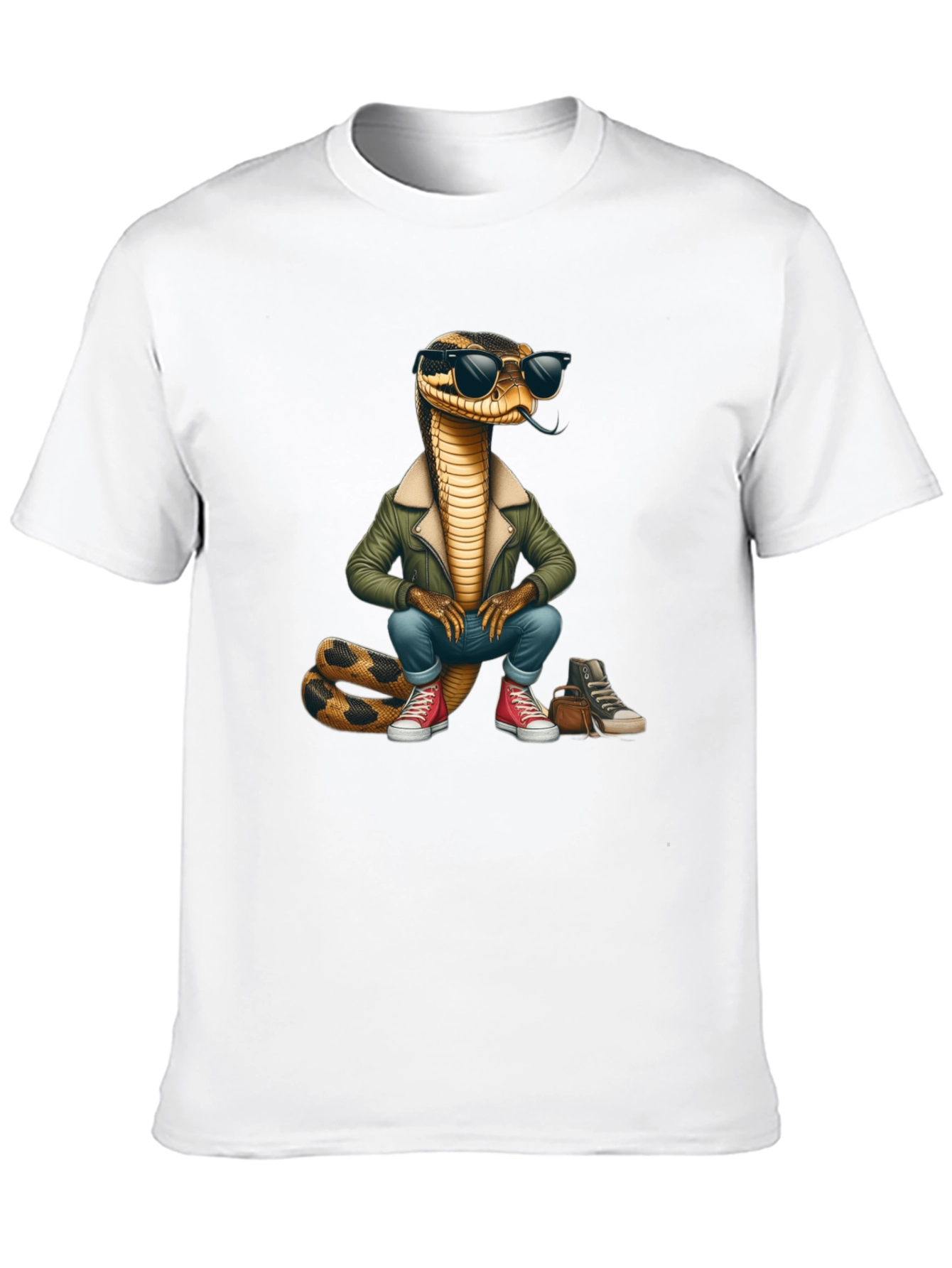 Cool Snake T-Shirt - Stylish Reptile Tee
