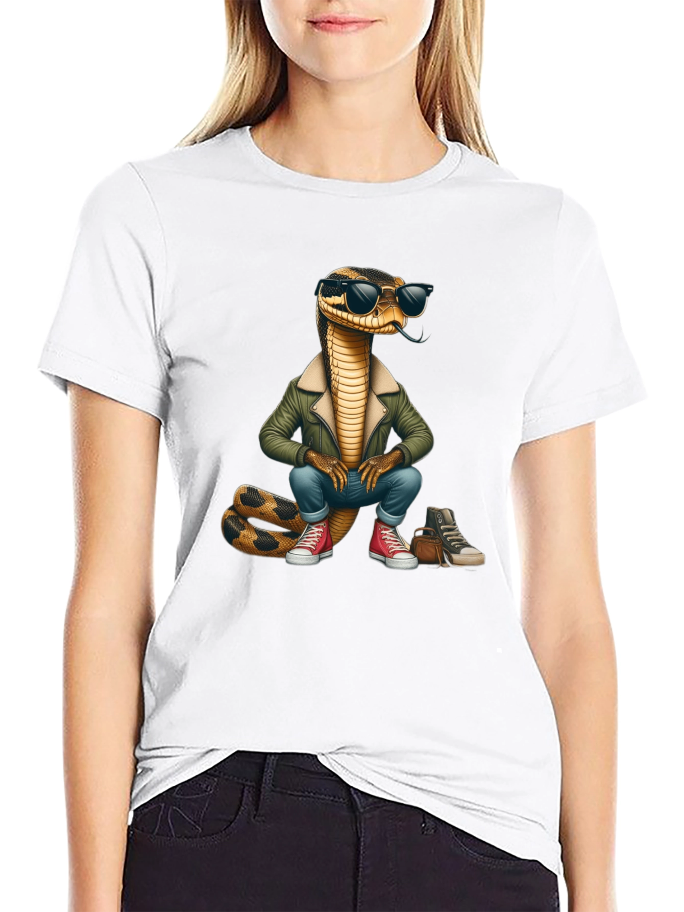 Cool Snake T-Shirt - Stylish Reptile Tee