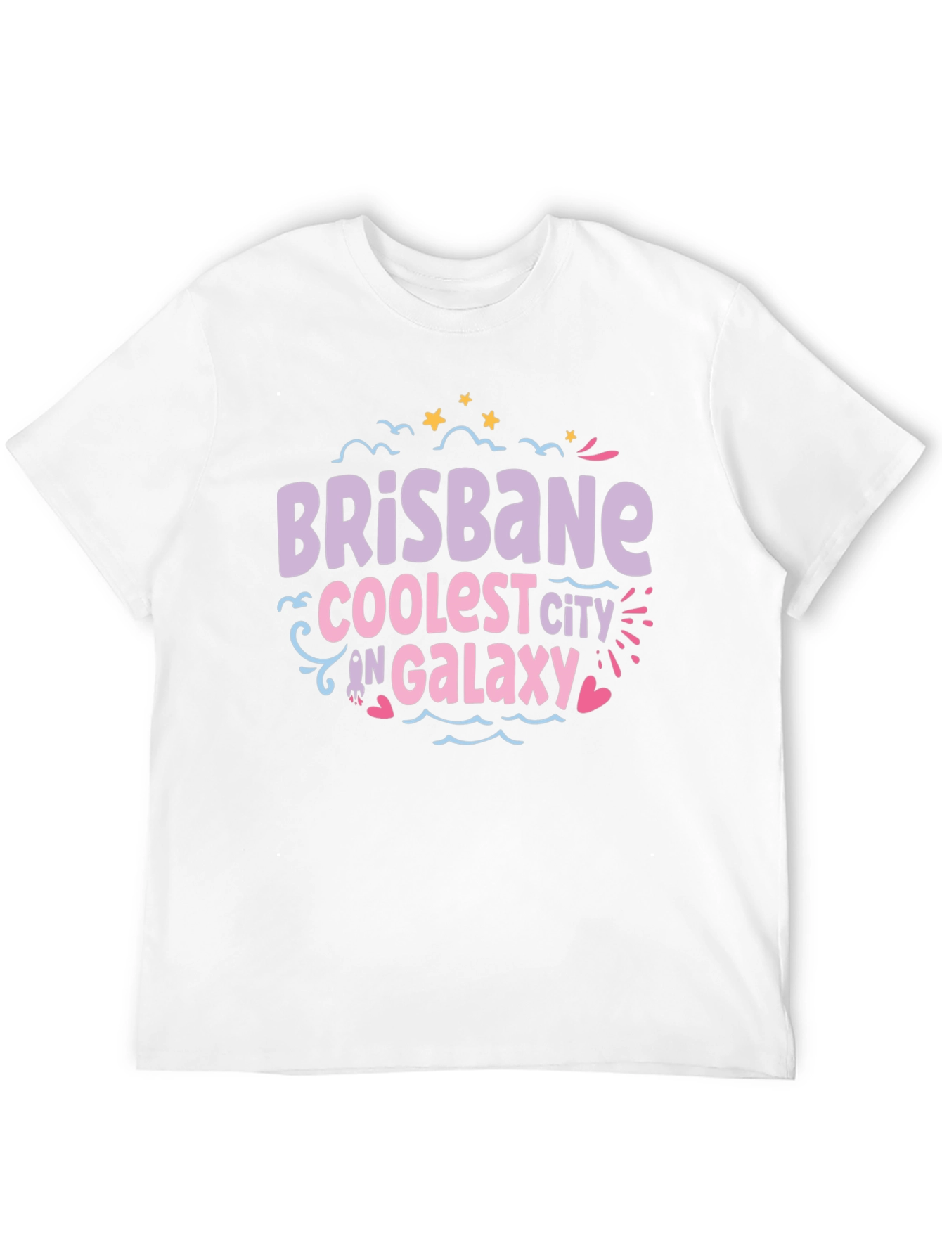 Brisbane Coolest City in Galaxy T-Shirt