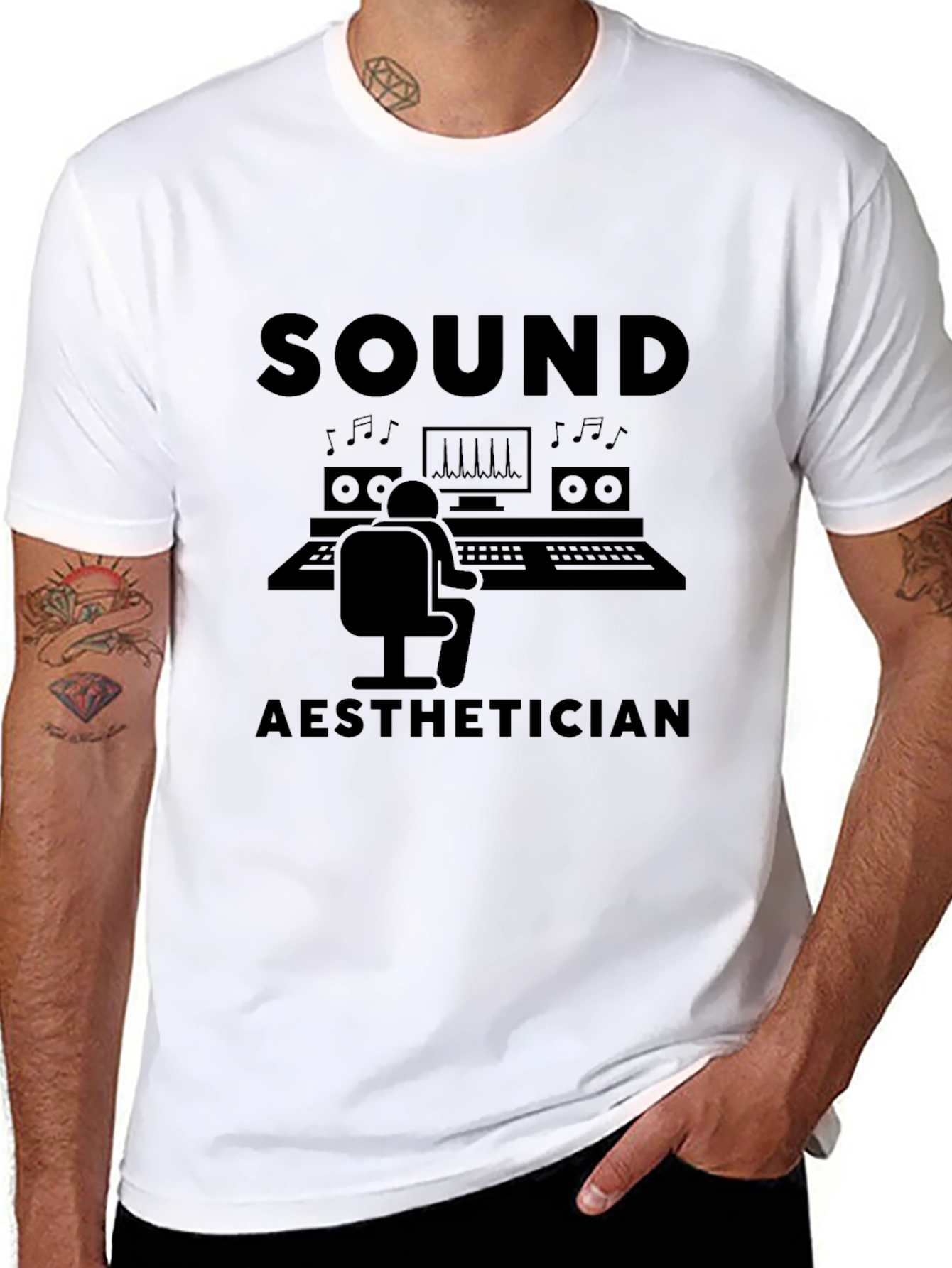 Sound Aesthetician Black T-Shirt