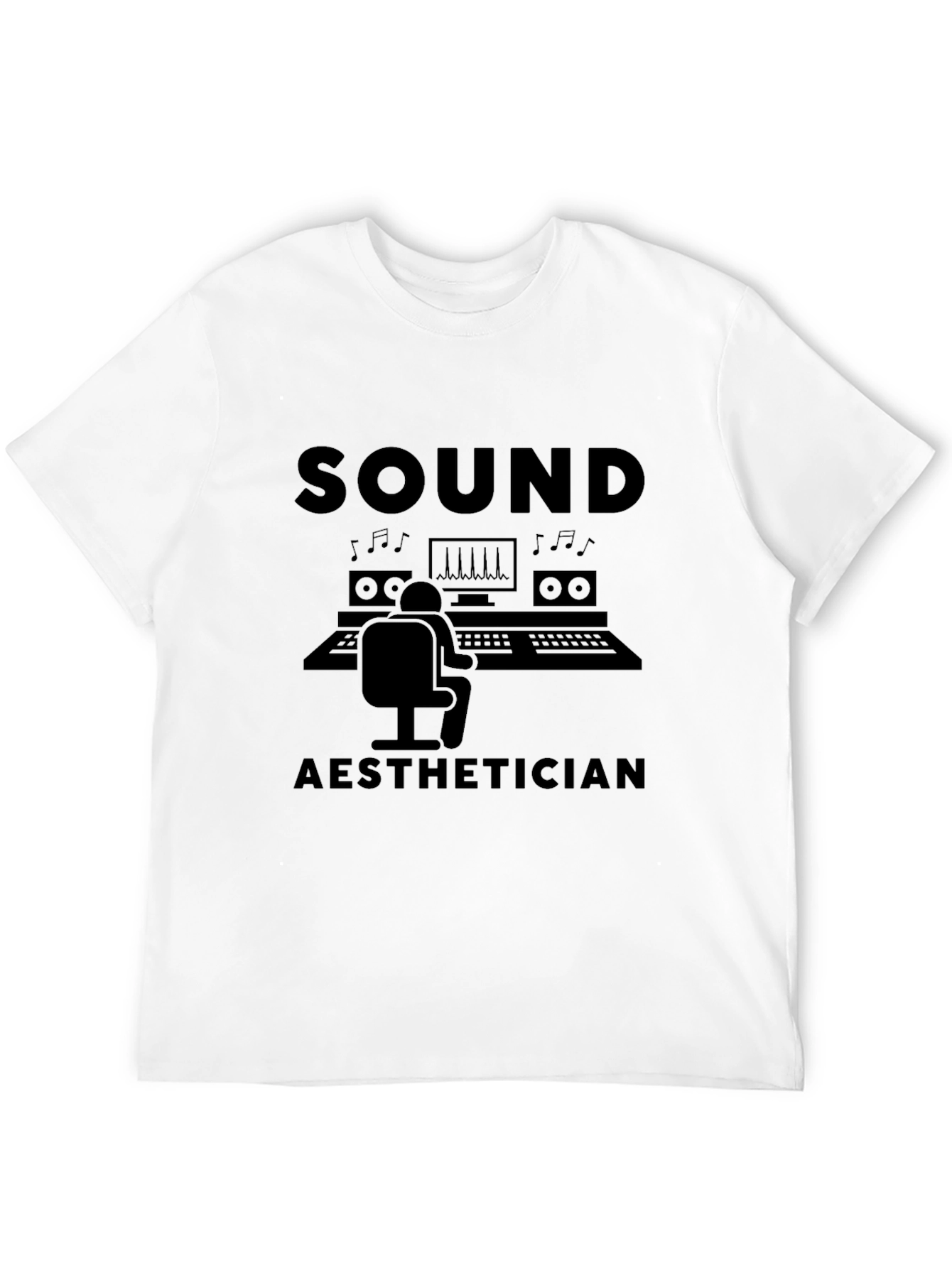 Sound Aesthetician Black T-Shirt