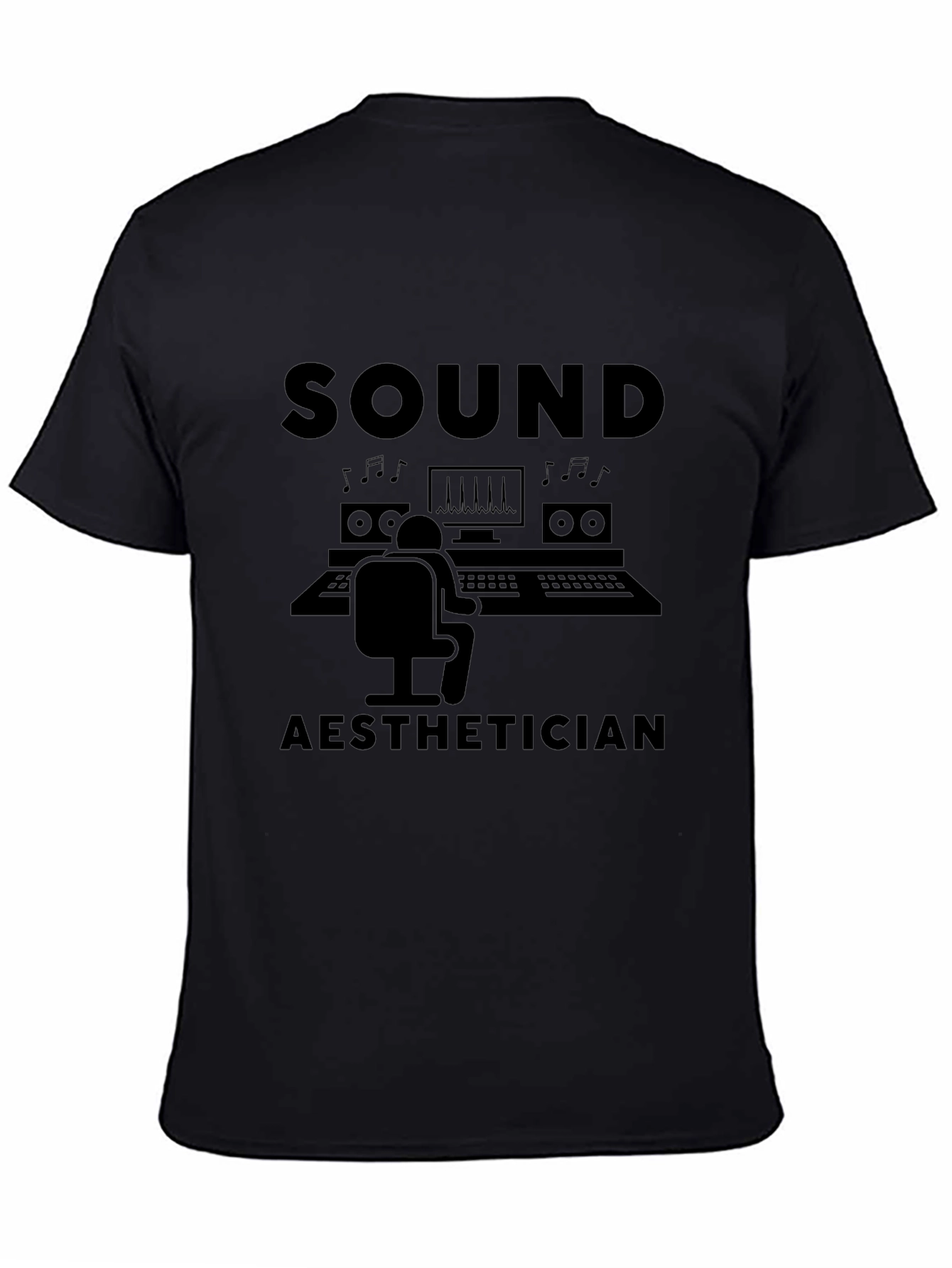 Sound Aesthetician Black T-Shirt