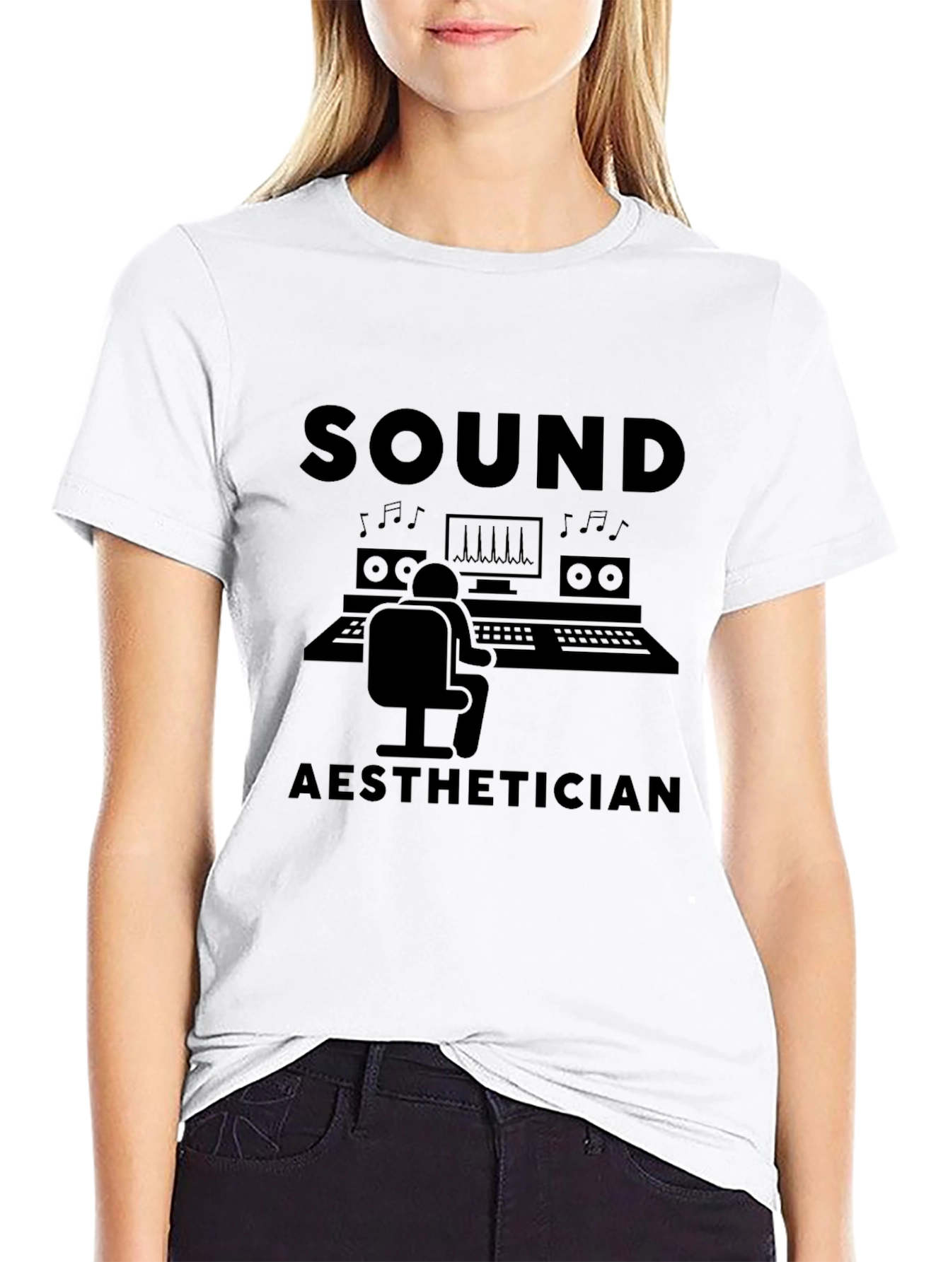 Sound Aesthetician Black T-Shirt